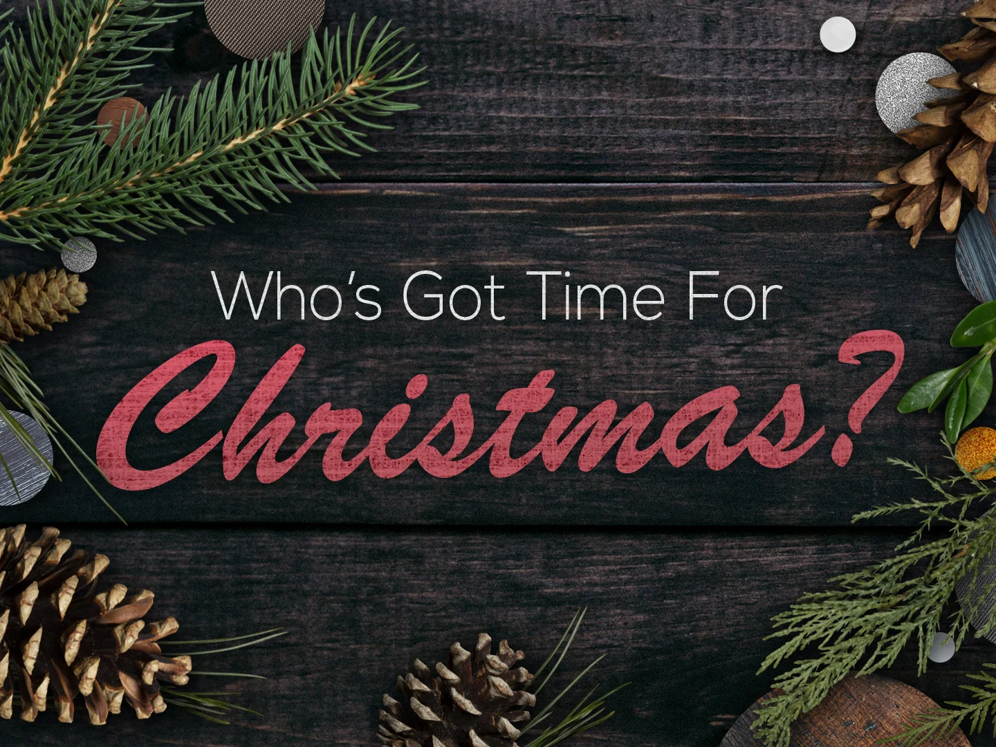 Who's Got Time for Health?