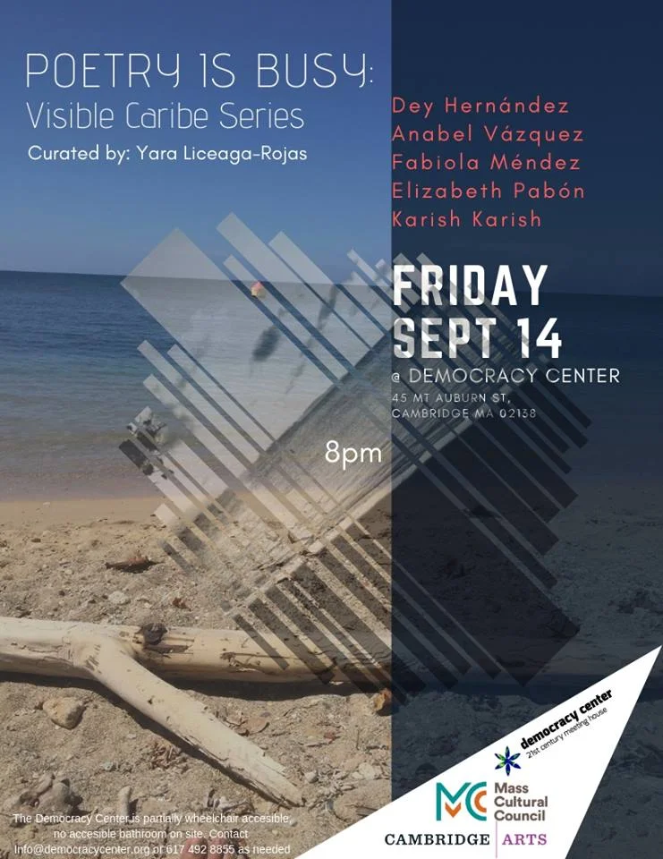 Poetry Is Busy: Visible Caribe Series