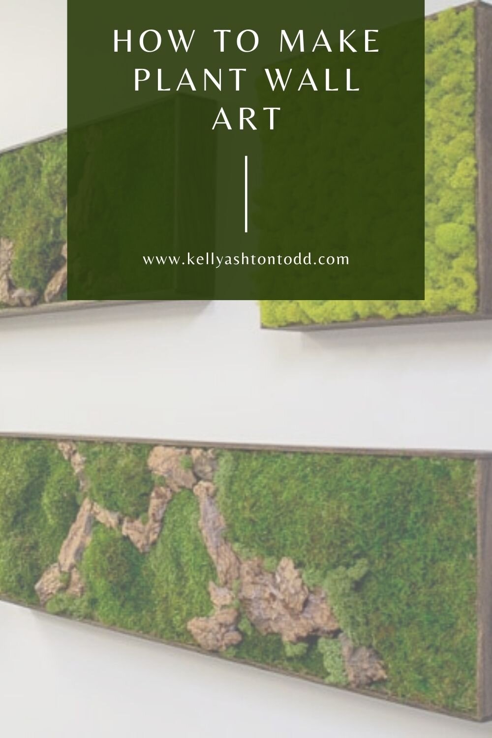 diy living moss wall on Plant Wall Art And A Bath Mat Kelly Ashton Todd