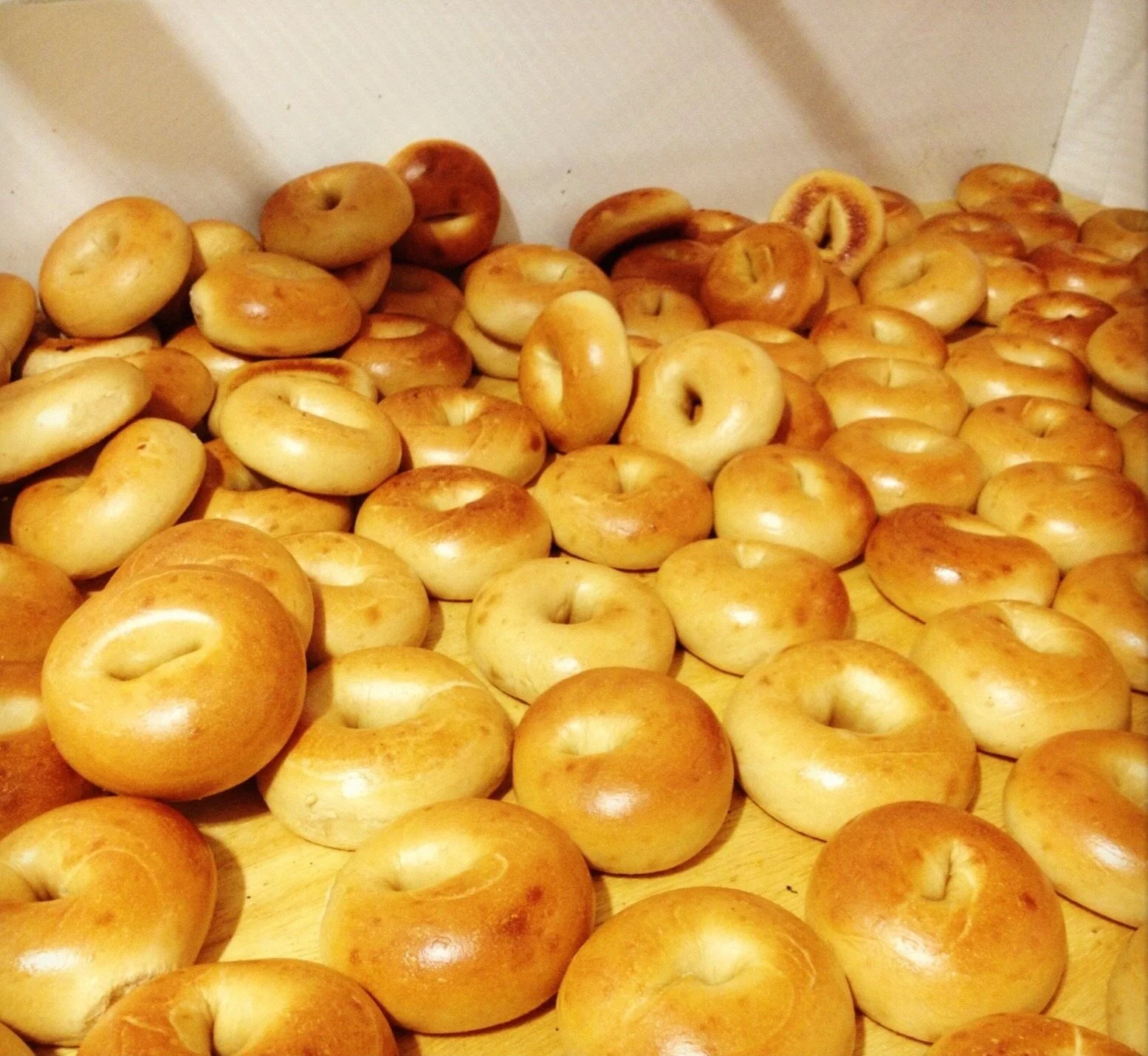 Baking bagels by day, making a brand by night