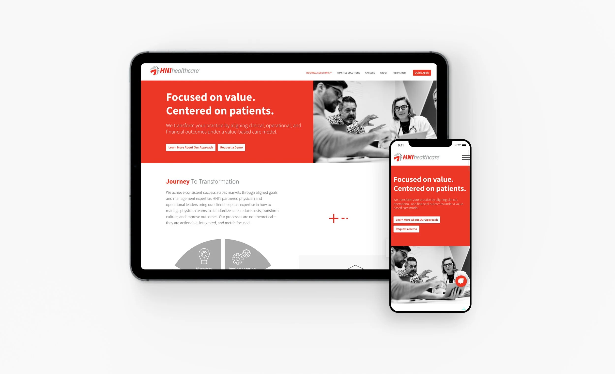 Strengthening the corporate brand of a growing healthcare tech company — from visual to voice