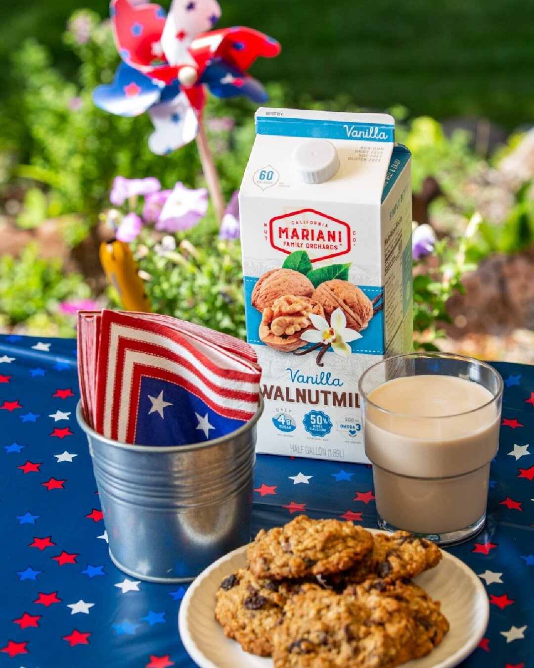 We think milk and cookies are one of the best combinations, especially with our vanilla Walnutmilk. We hope you have a safe and happy 4th of July!