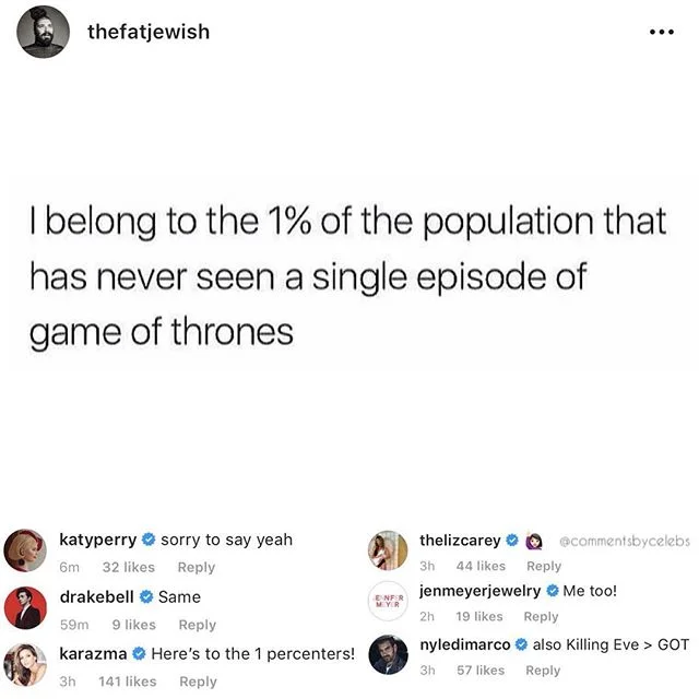 True colors really coming out tonight. #CommentsByCelebs