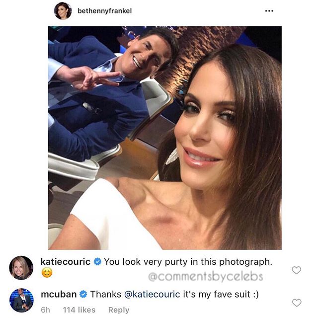 You wear it well, @mcuban. #CommentsByCelebs