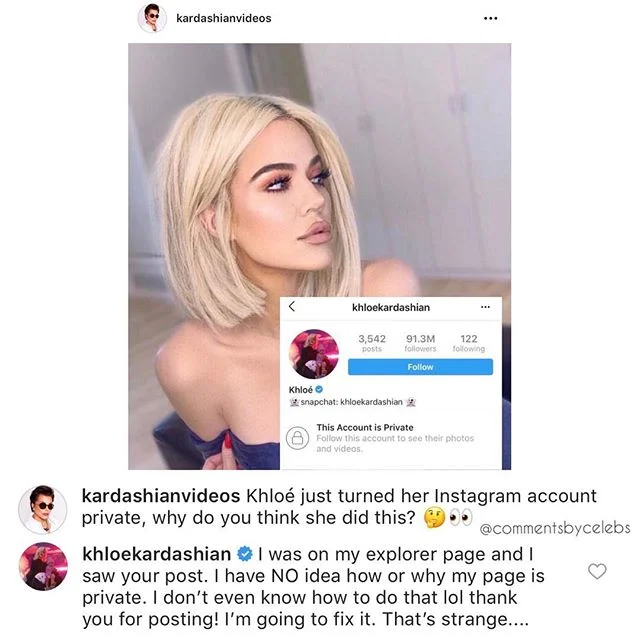 Thank God for the explore page, huh. #CommentsByCelebs