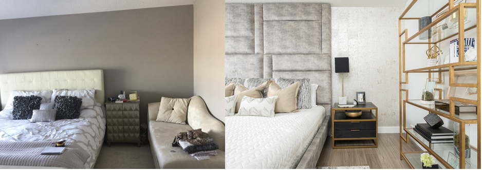 Beautiful bedroom makeover!