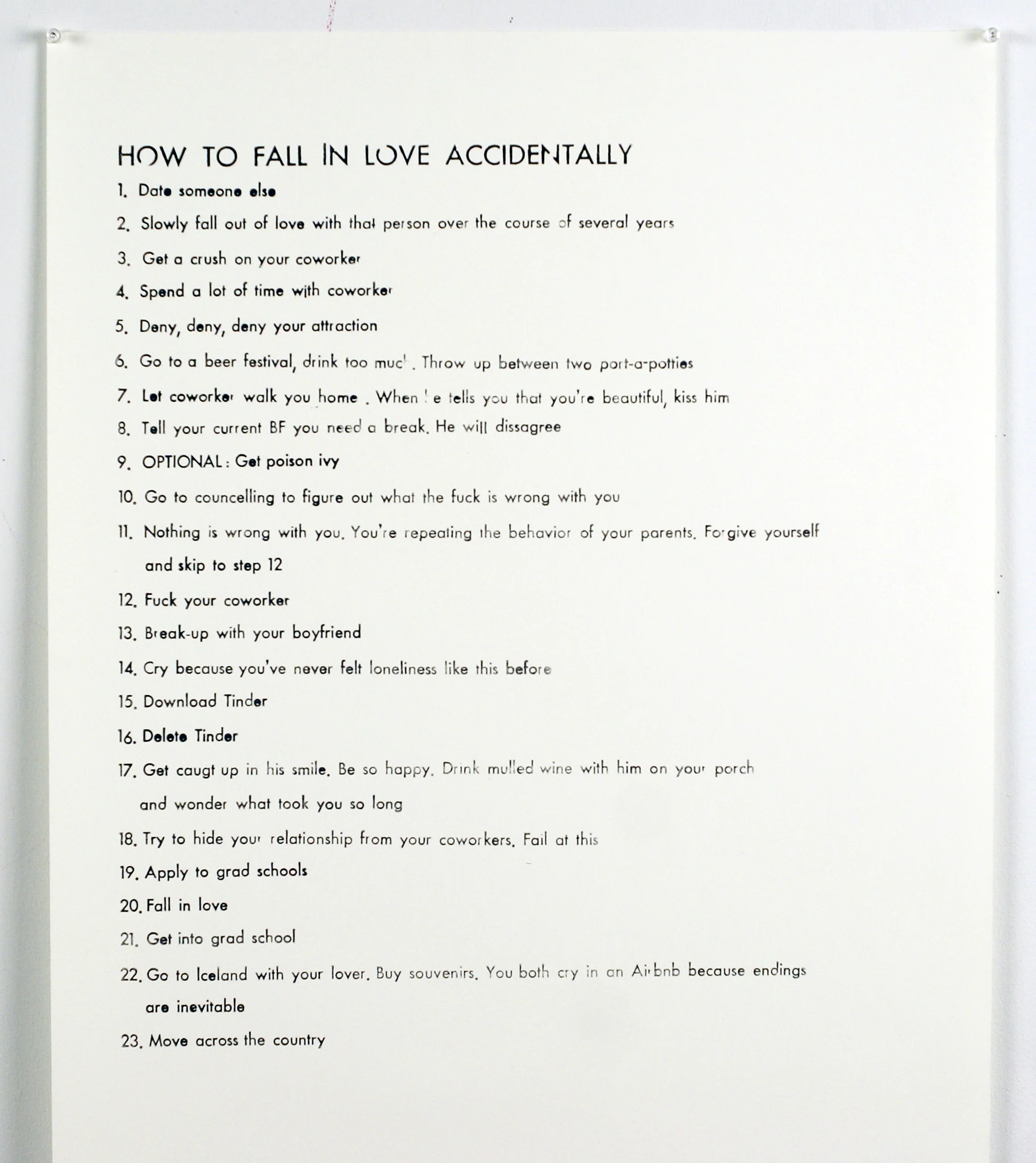 How To Fall In Love Accidentally