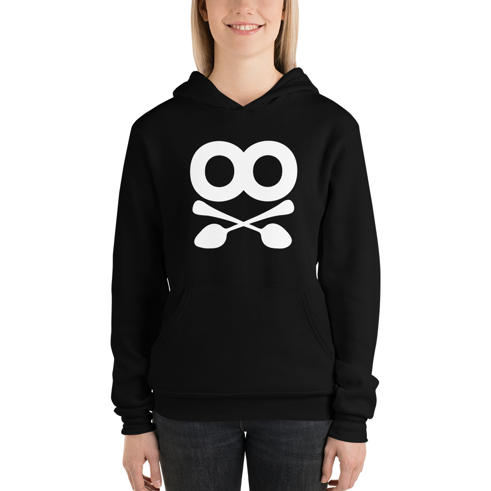 Spoons Skull Fleece Hoodie