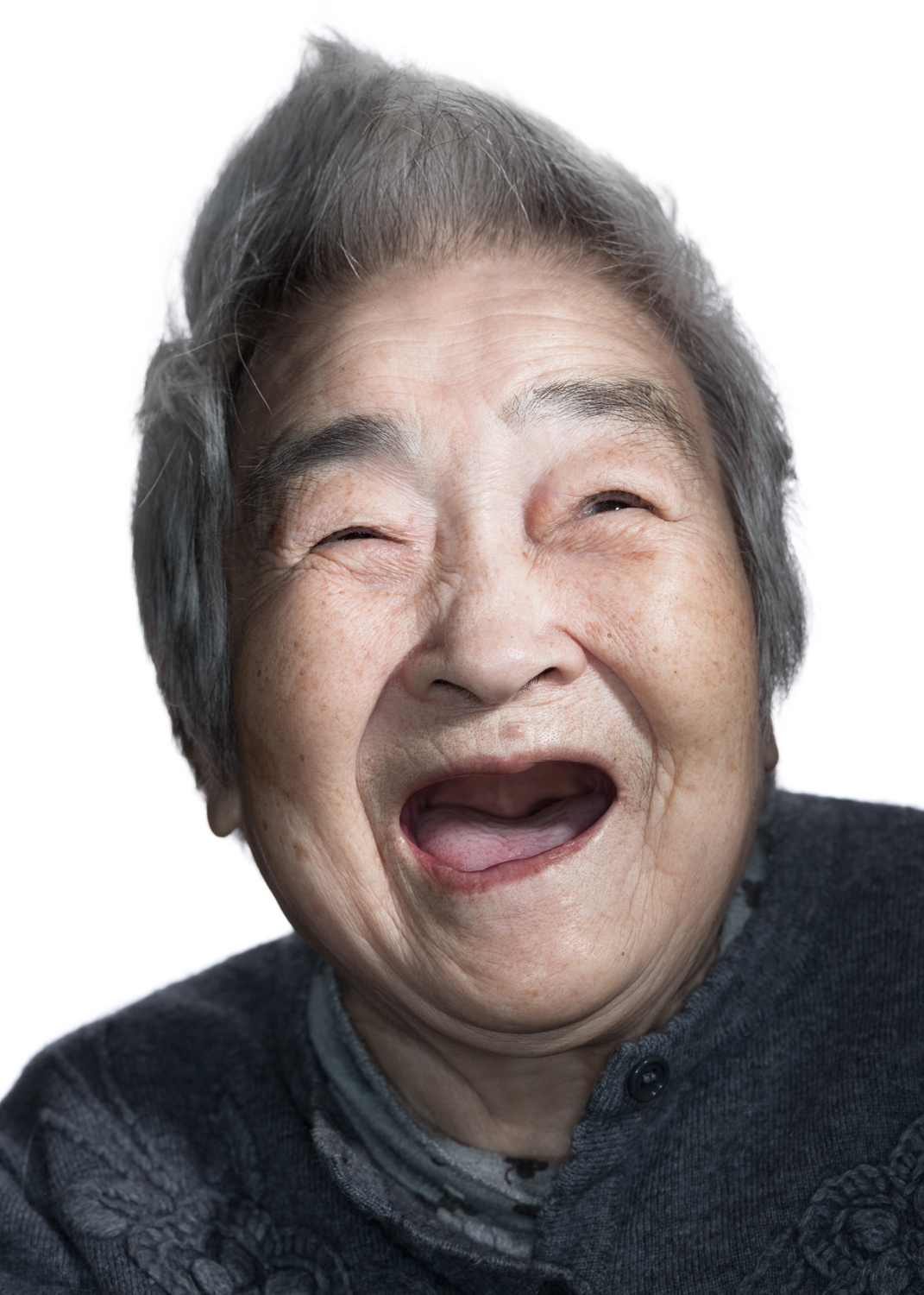 Happy elder