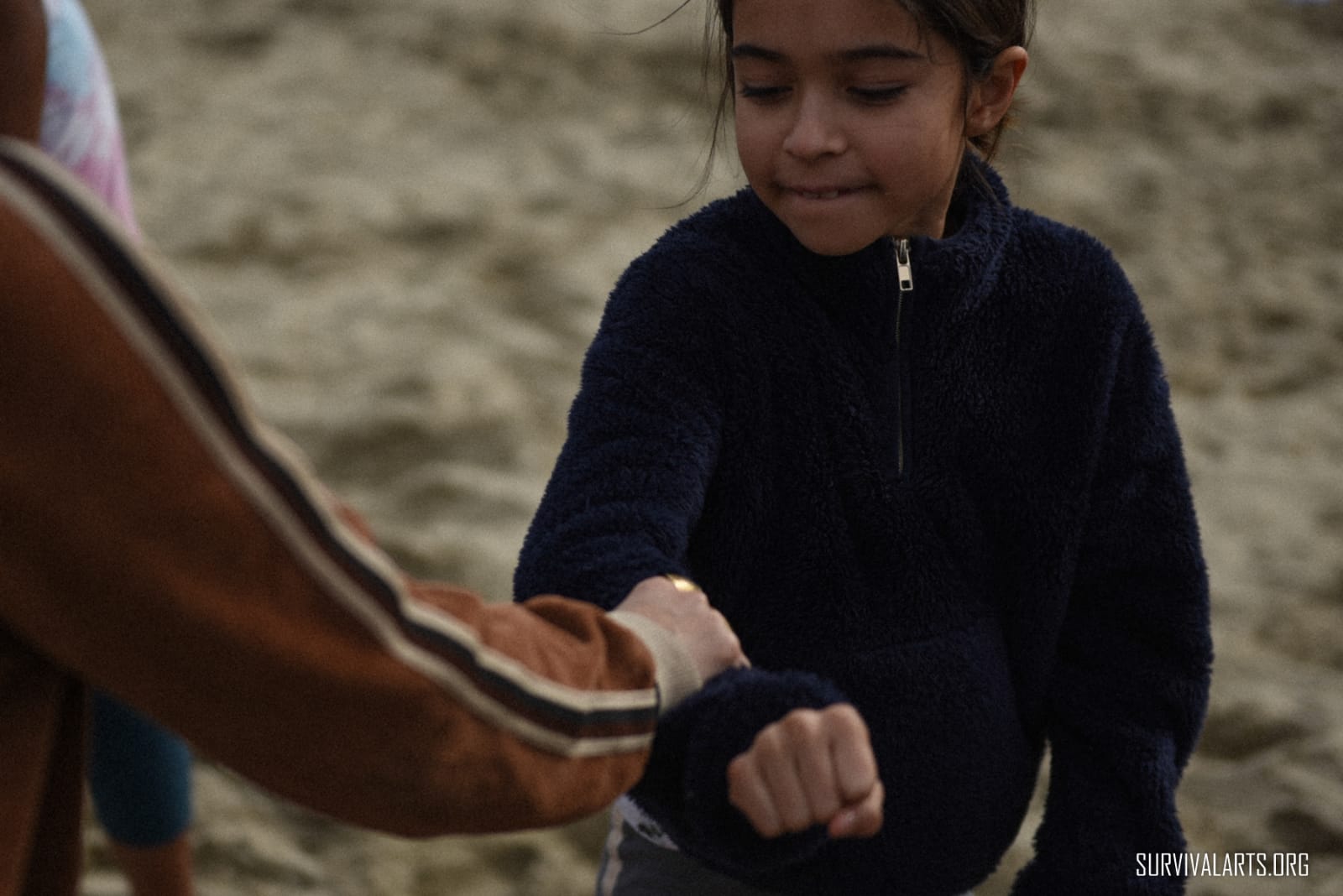 Survival Arts Arm Grab Response Training for Girls.jpg