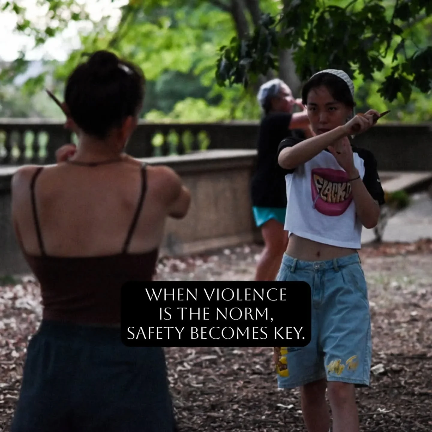 When violence is the norm, safety becomes key. 🗡️🗝️ We Counter Violence to Fortify Mind, Body &amp; Spirit ✨

Virtual Kali Training starts next week! Our Warriors gather across all seas and timezones to train &amp; flow, focus &amp; move energy in 