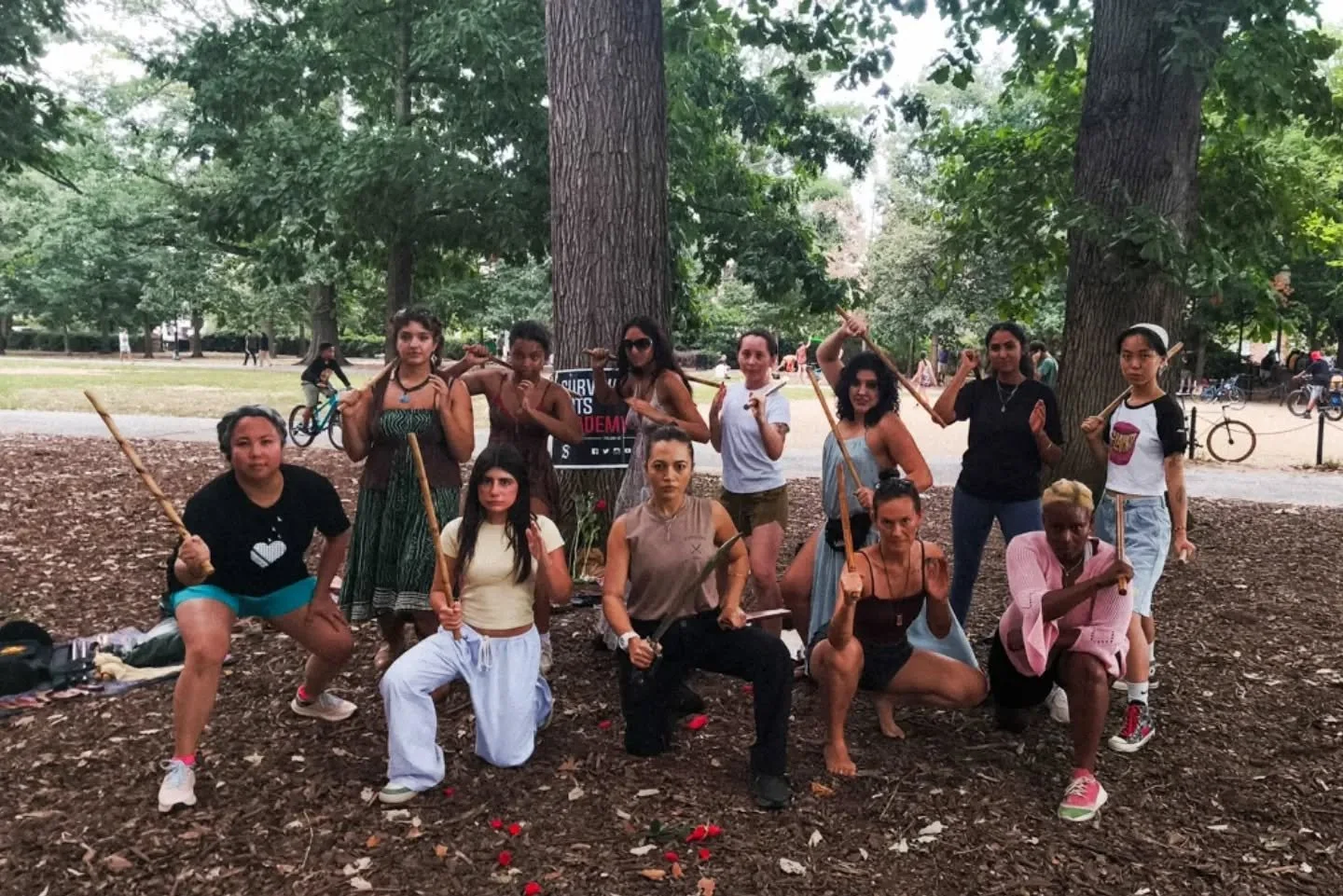 In times of warfare and despair, warriors must know how to embody resistance and recalibrate energy to defeat the ops. 🗡️ 

Dropping into DC next weekend to kick off our summer states Kali trainings! ❤️&zwj;🔥 Saturday, July 11 ⚔️ 

Survival Arts tr