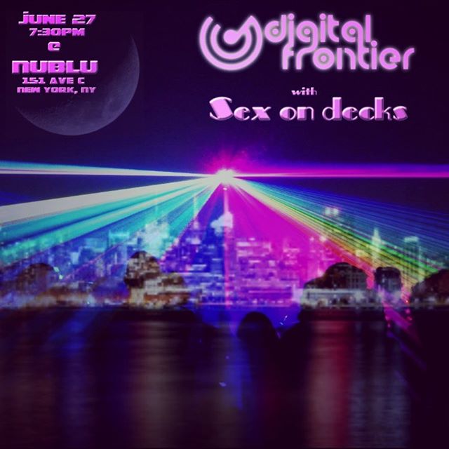 #partypeople of #nyc come dance your ass off @nublunyc tonight with @sex_on_decks #liveelectronicmusic #psychedelicart #flute #synthesizer #wave #music #underground