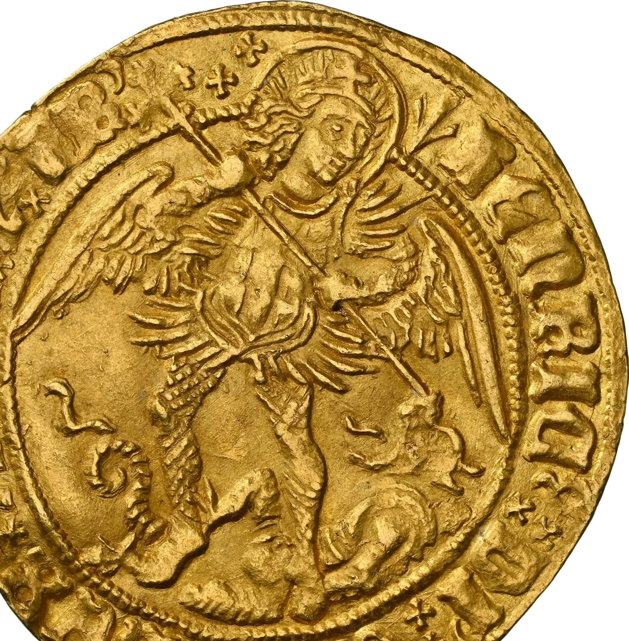 Joint Finest (NGC). Henry VII Angel. MS64. s. 2187