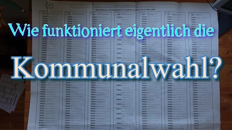 Erfahrung als kommunaler Wahlhelfer