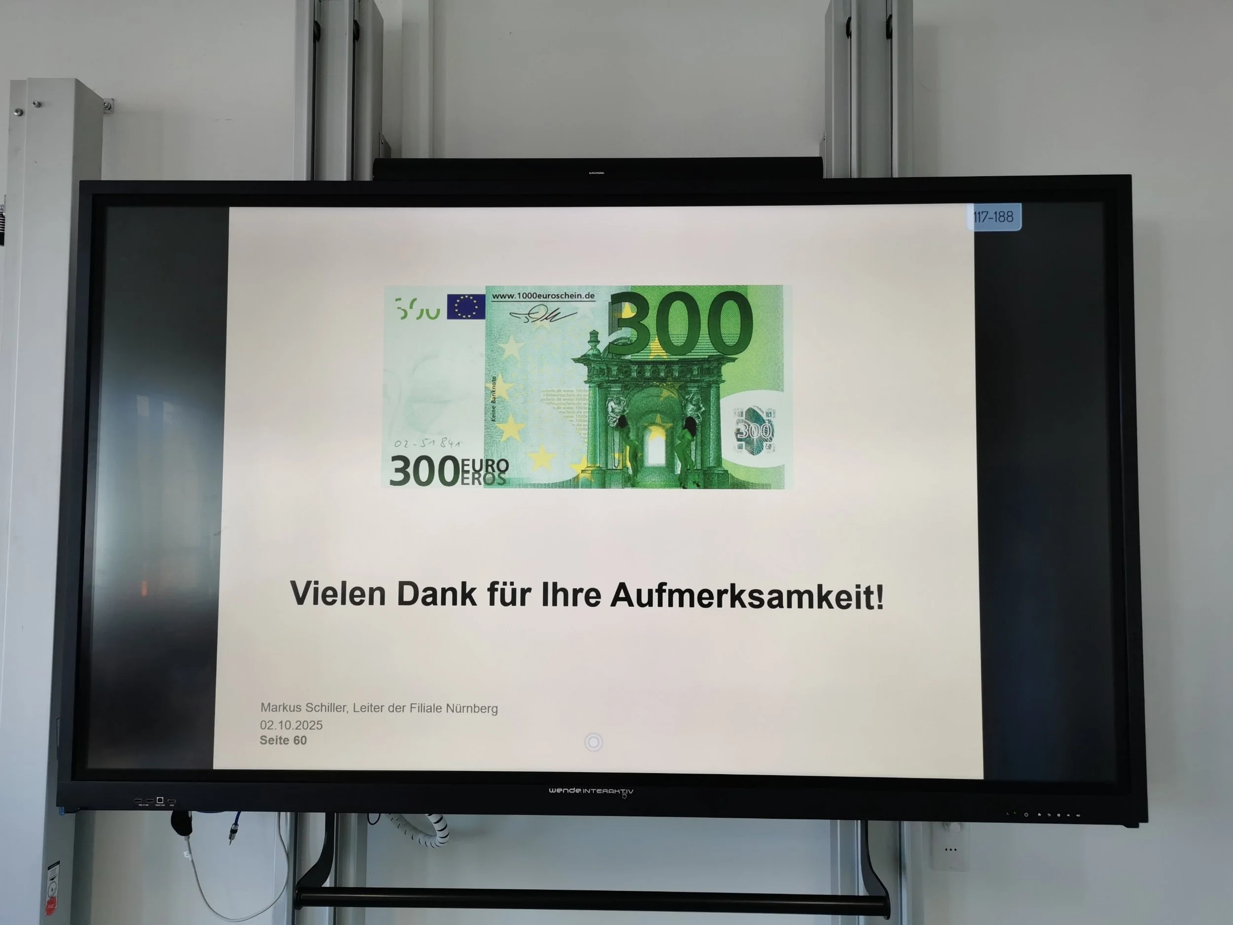 Echt oder falsch? - Falschgeldschulung der Deutschen Bundesbank