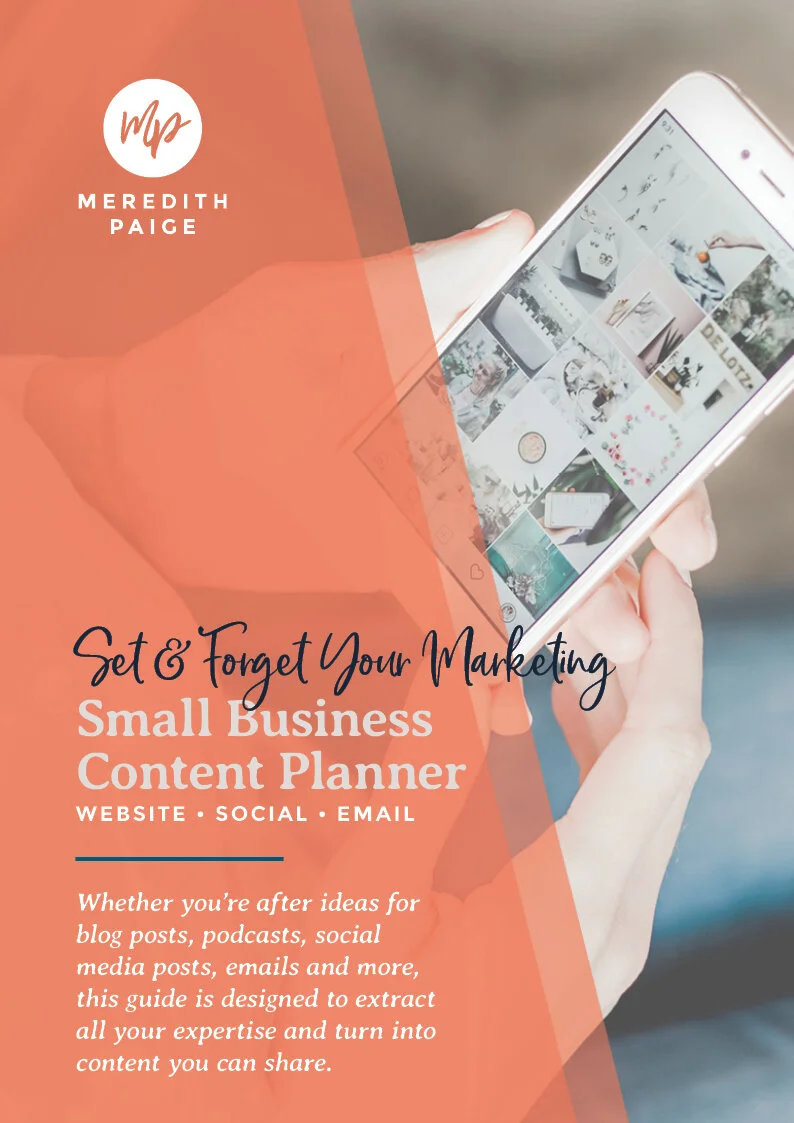 Get your FREE copy of my DIY Marketing Content Planner