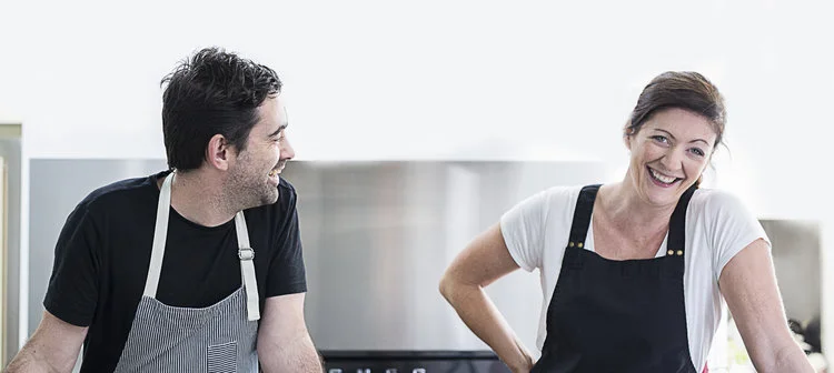Dave and Charlotte - The chefs behind We Feed You