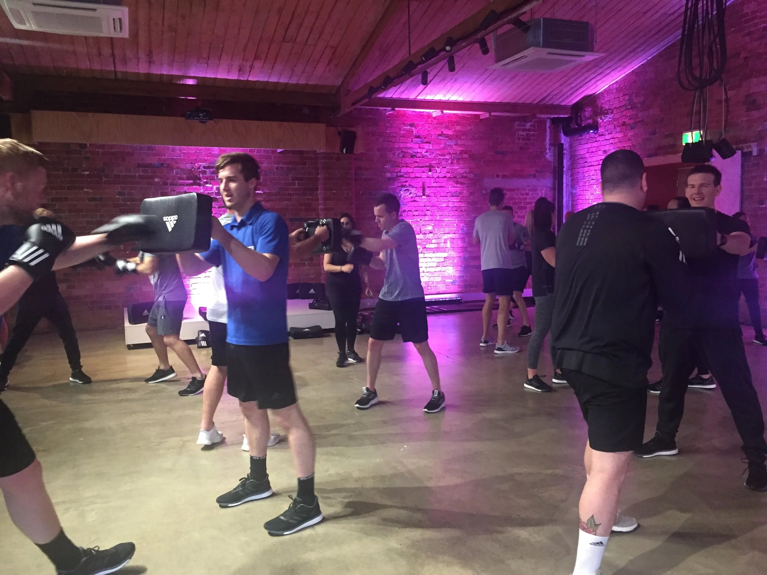 Adidas Corporate Event getting into executive shape.
