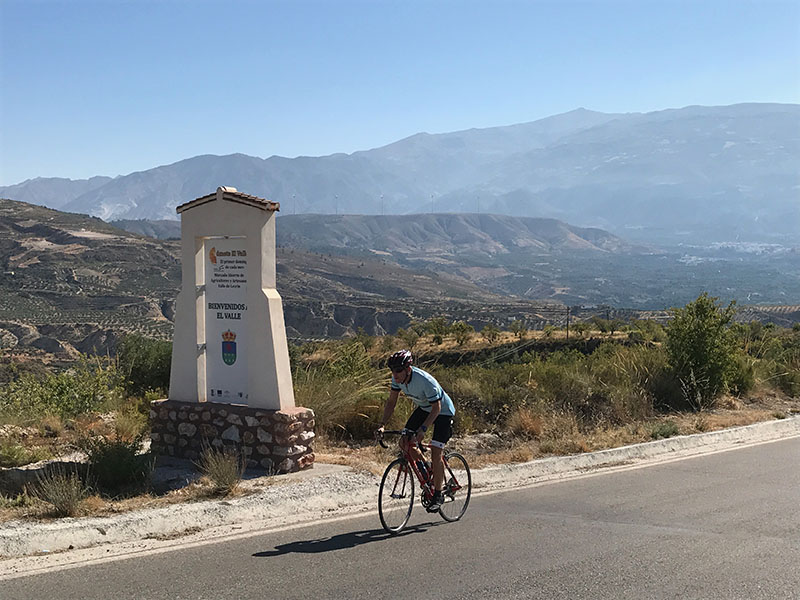 Cycling in the Lecrin Valley
