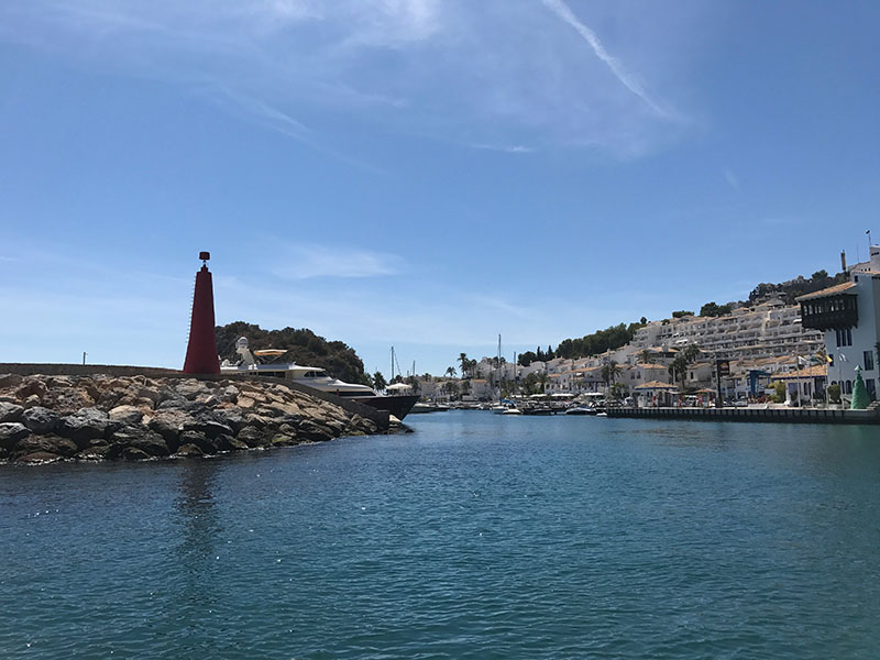 Chill out at the marina