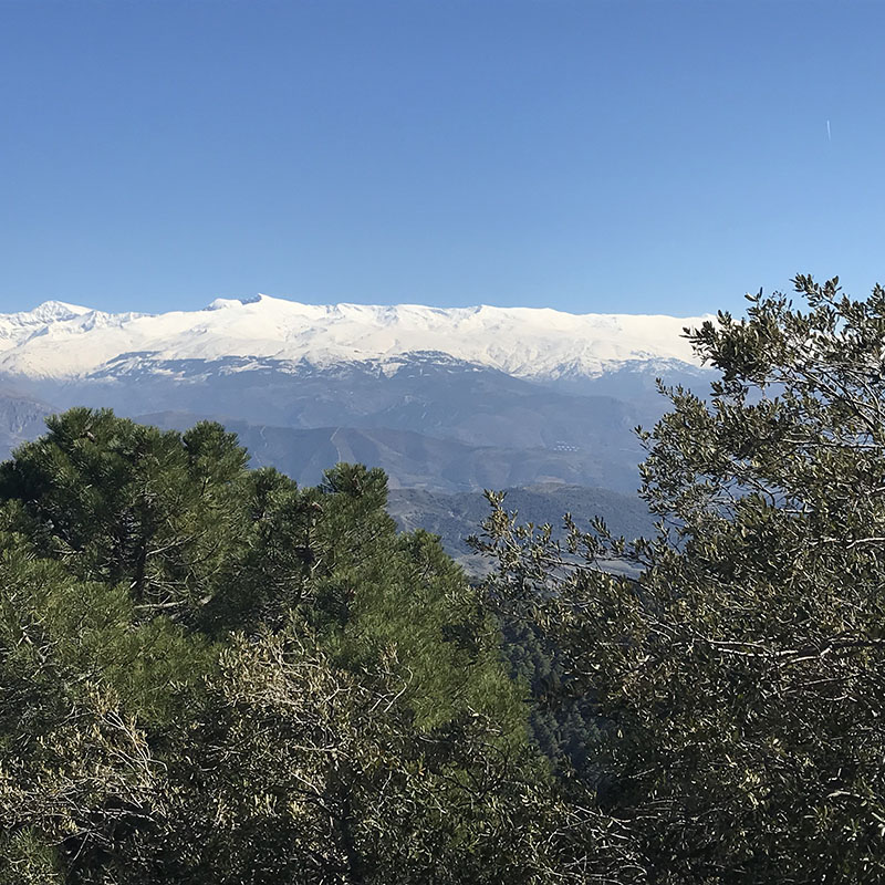 Walk in the Sierra Heutor mountains