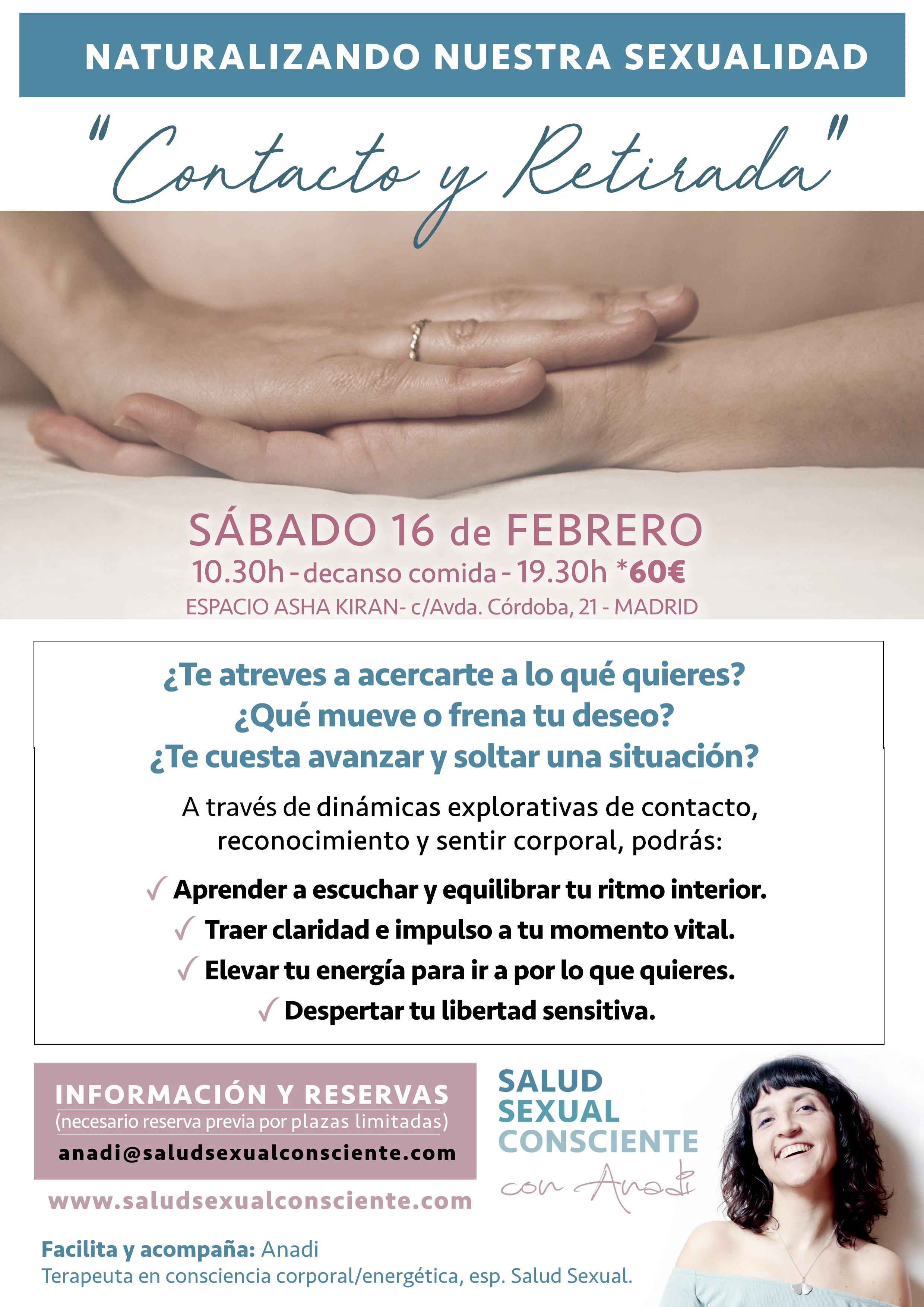 Taller de Salud Sexual Consciente con Anadi