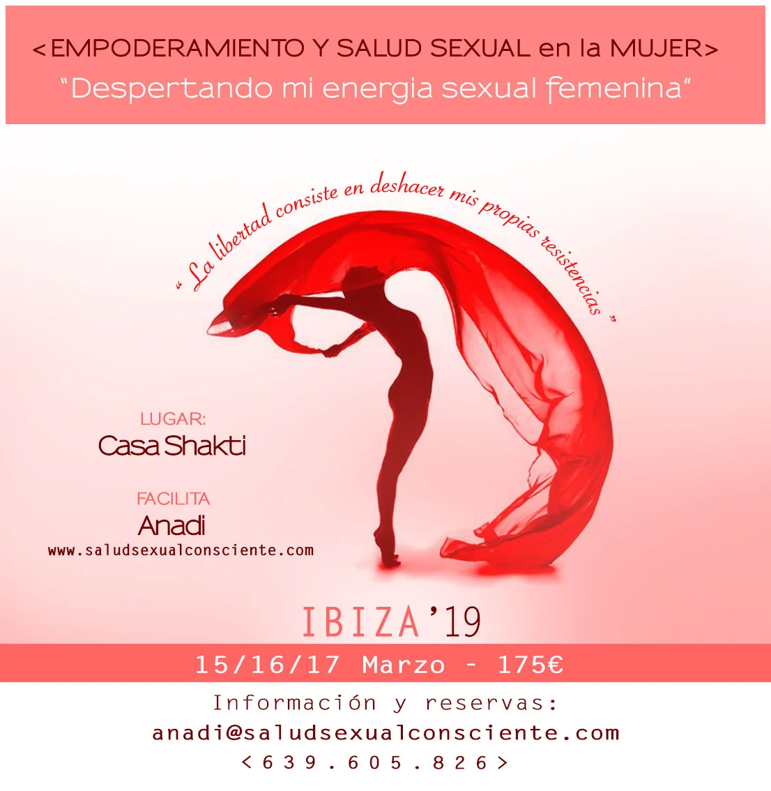 Taller de Salud Sexual Consciente con Anadi