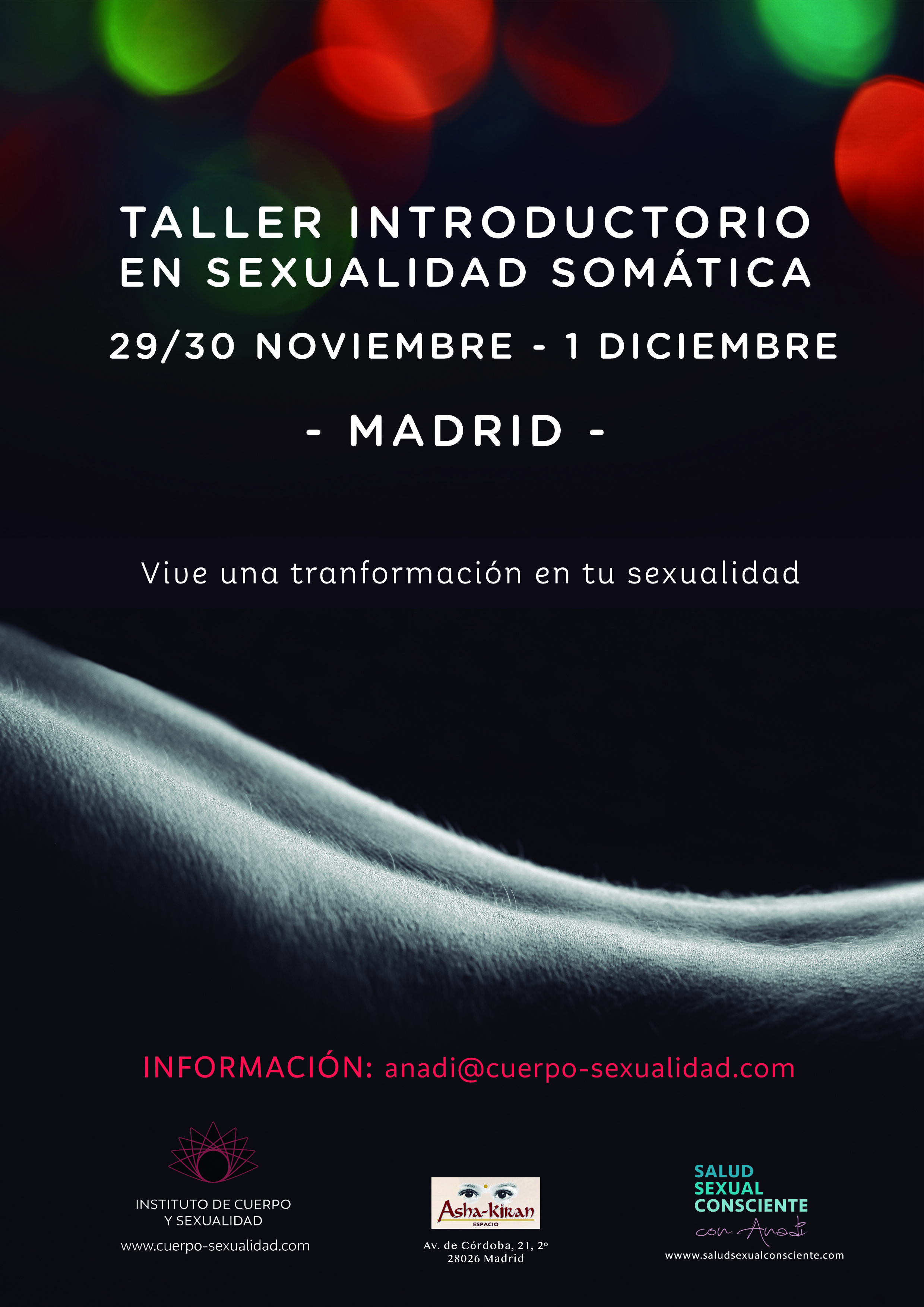 TALLER INTRODUCTORIO EN SEXUALIDAD SOMÁTICA en Madrid