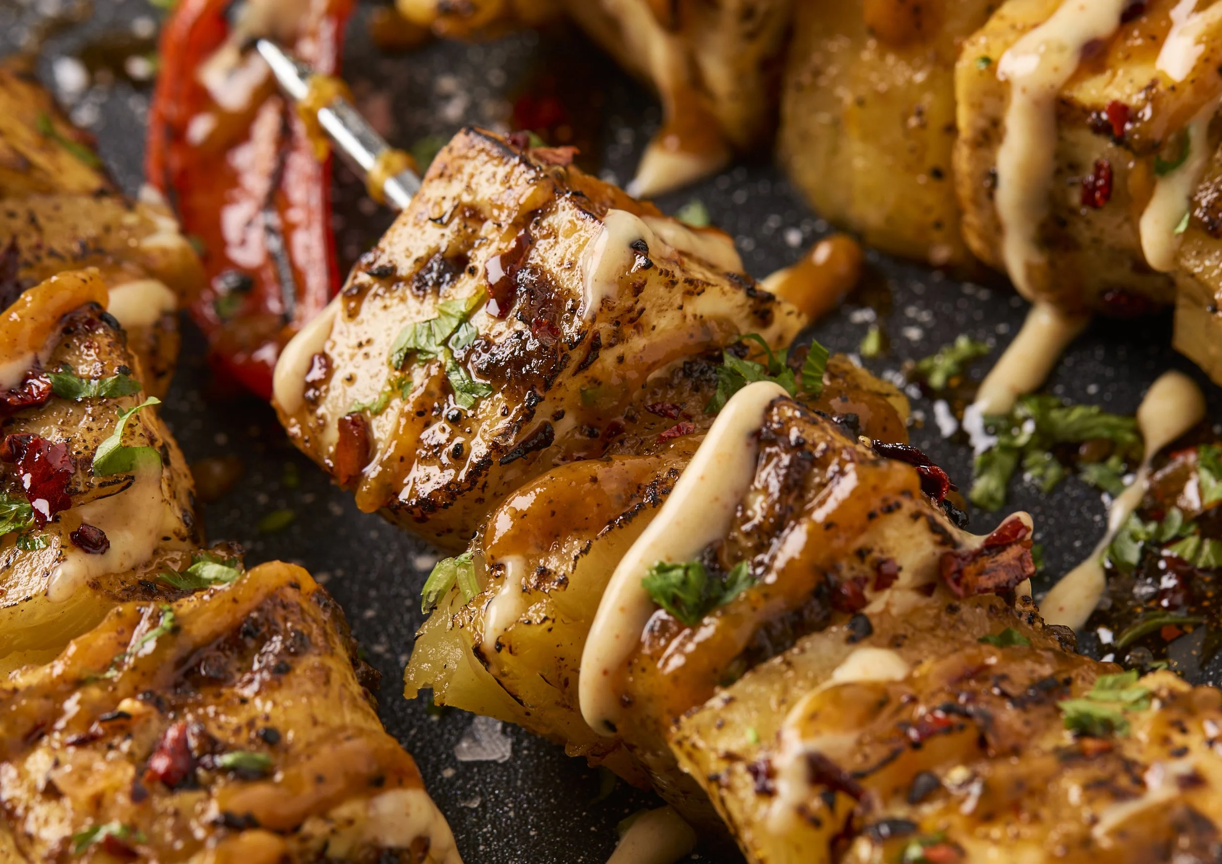Mango and Lime Jerk Tofoo Skewers Close Up 1 copy.jpg
