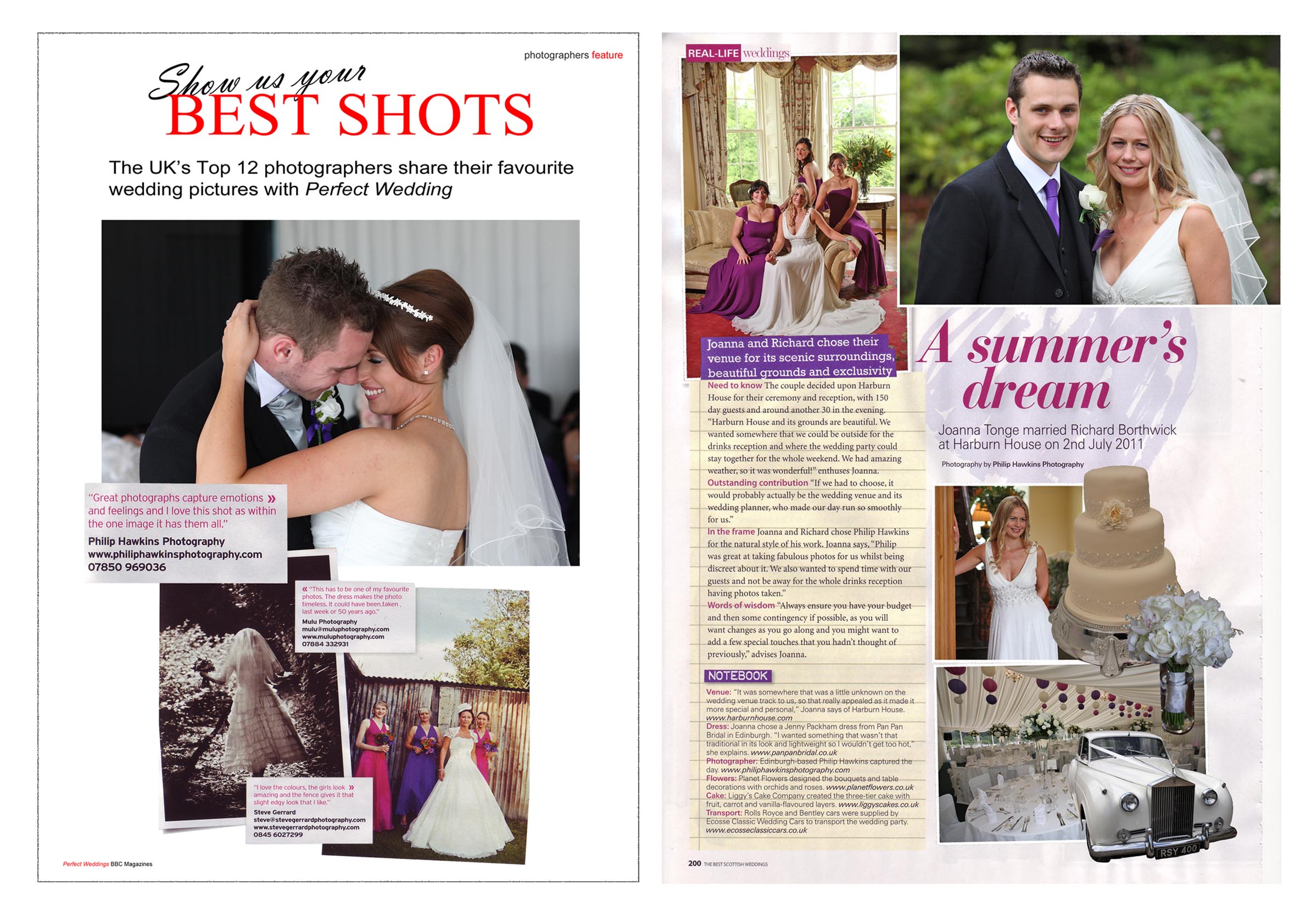 Wedding Photography magazine features