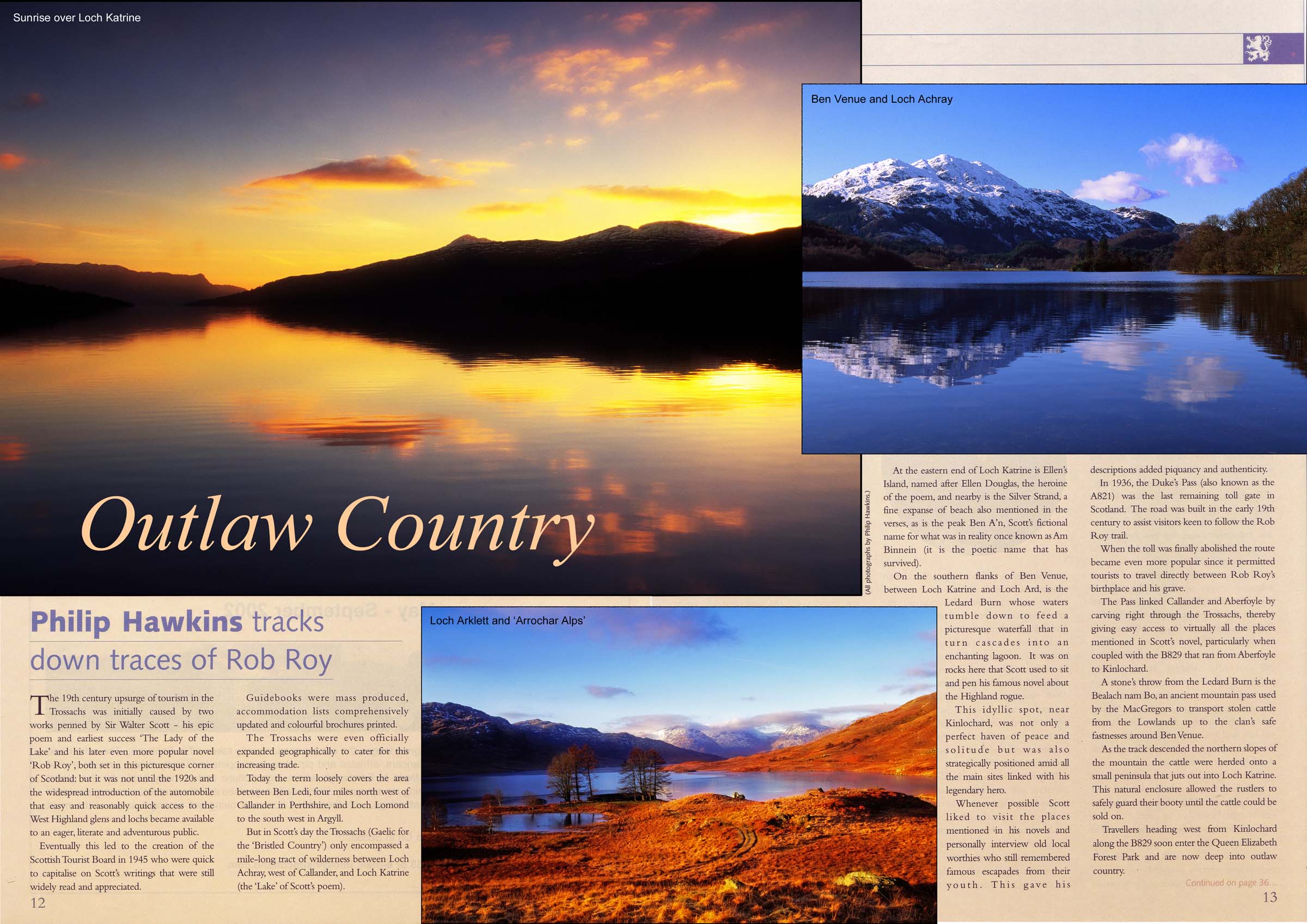 Magazine article, writing and images by Philip Hawkins