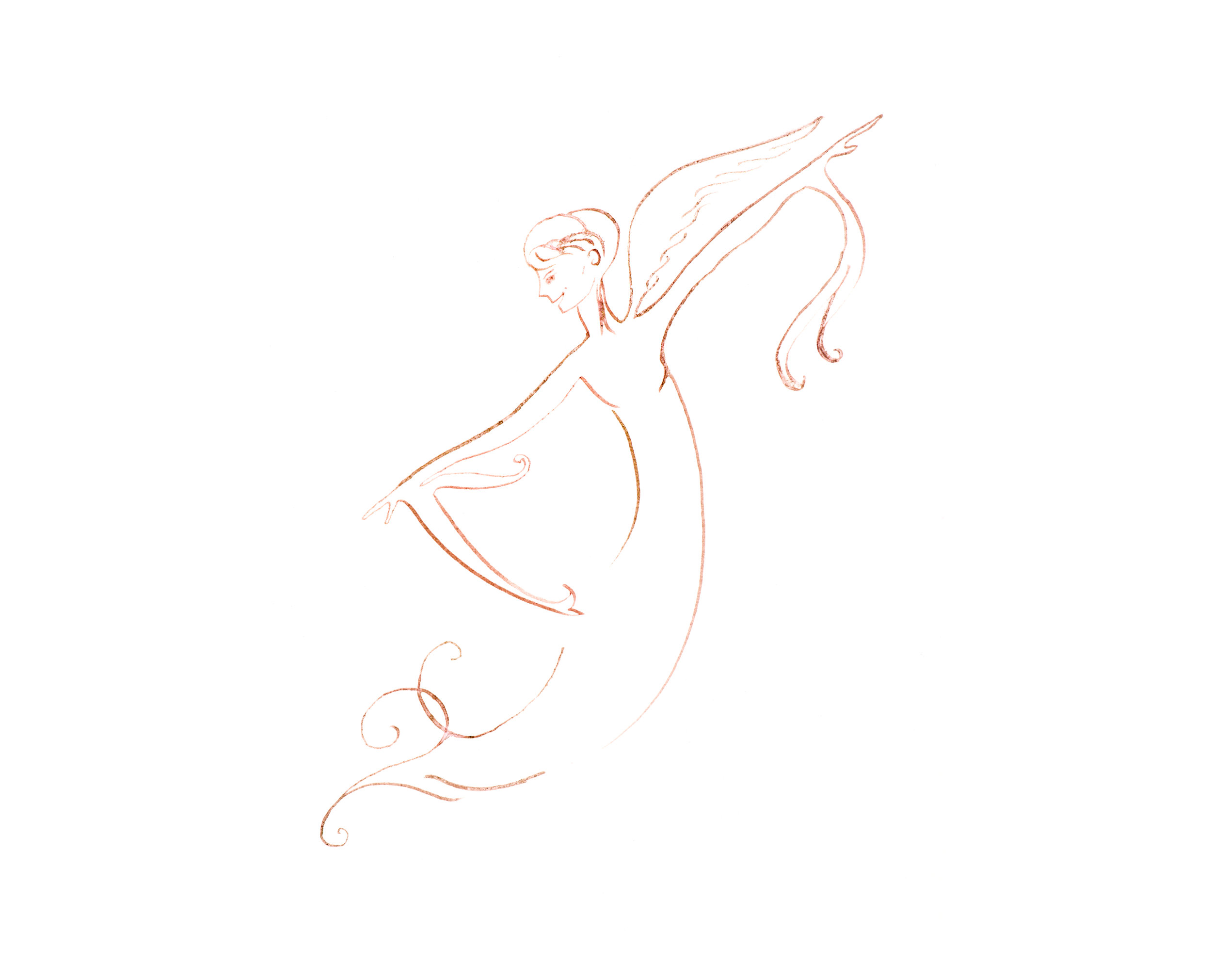 Art Fantasy Devil Dancing with Angel Skulls. Stock Illustration -  Illustration of idea, pencil: 252026282