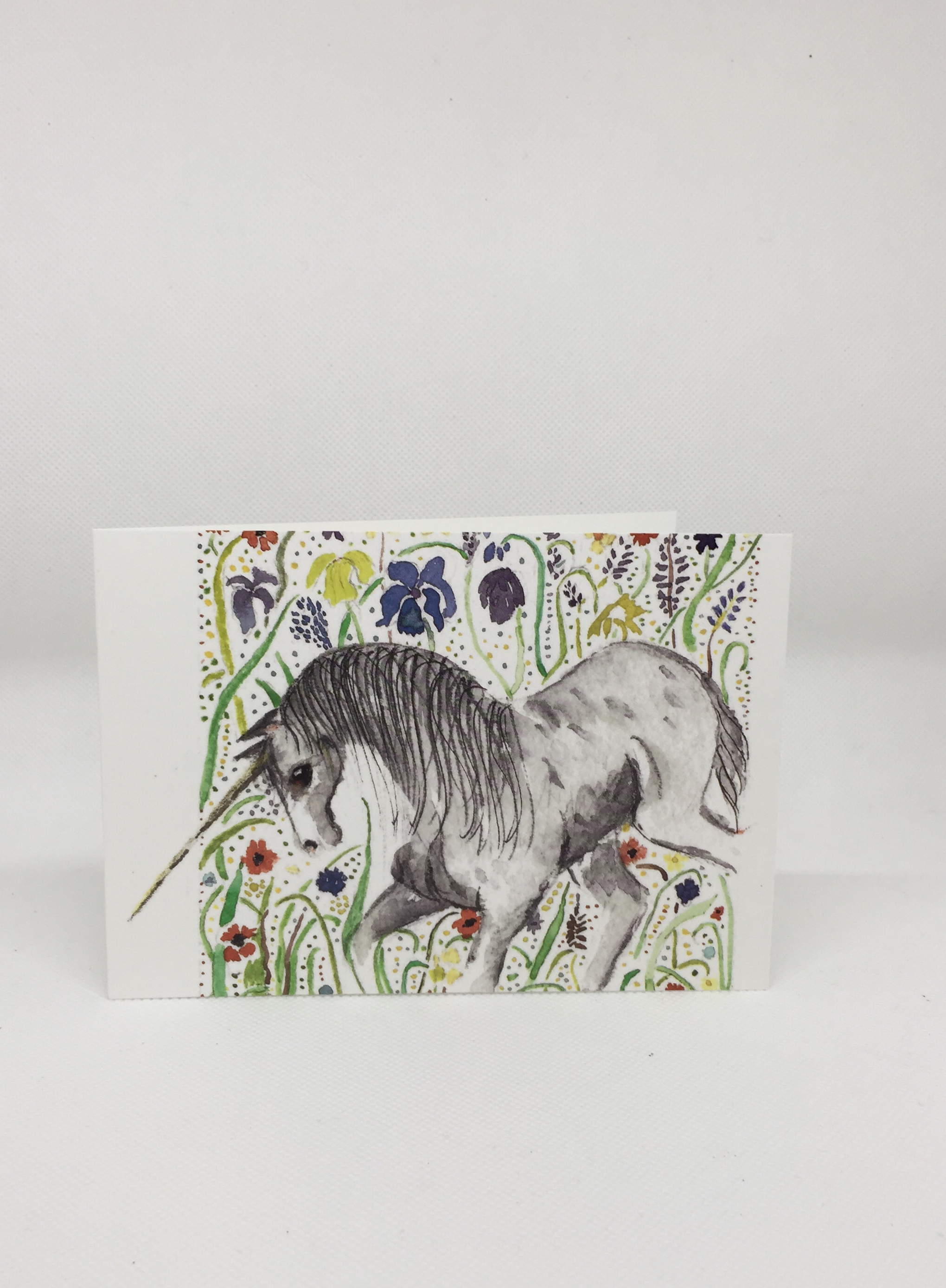 Unicorn with flowers