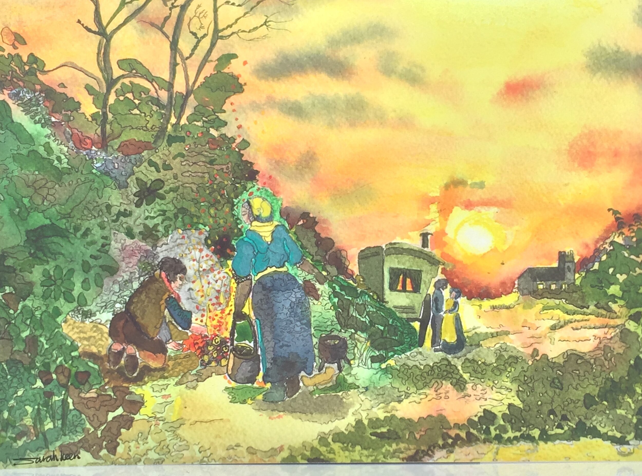 Fire & Sunset Print (Copy)