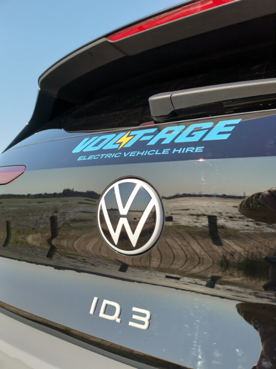 Volkswagen Logo on VW ID3