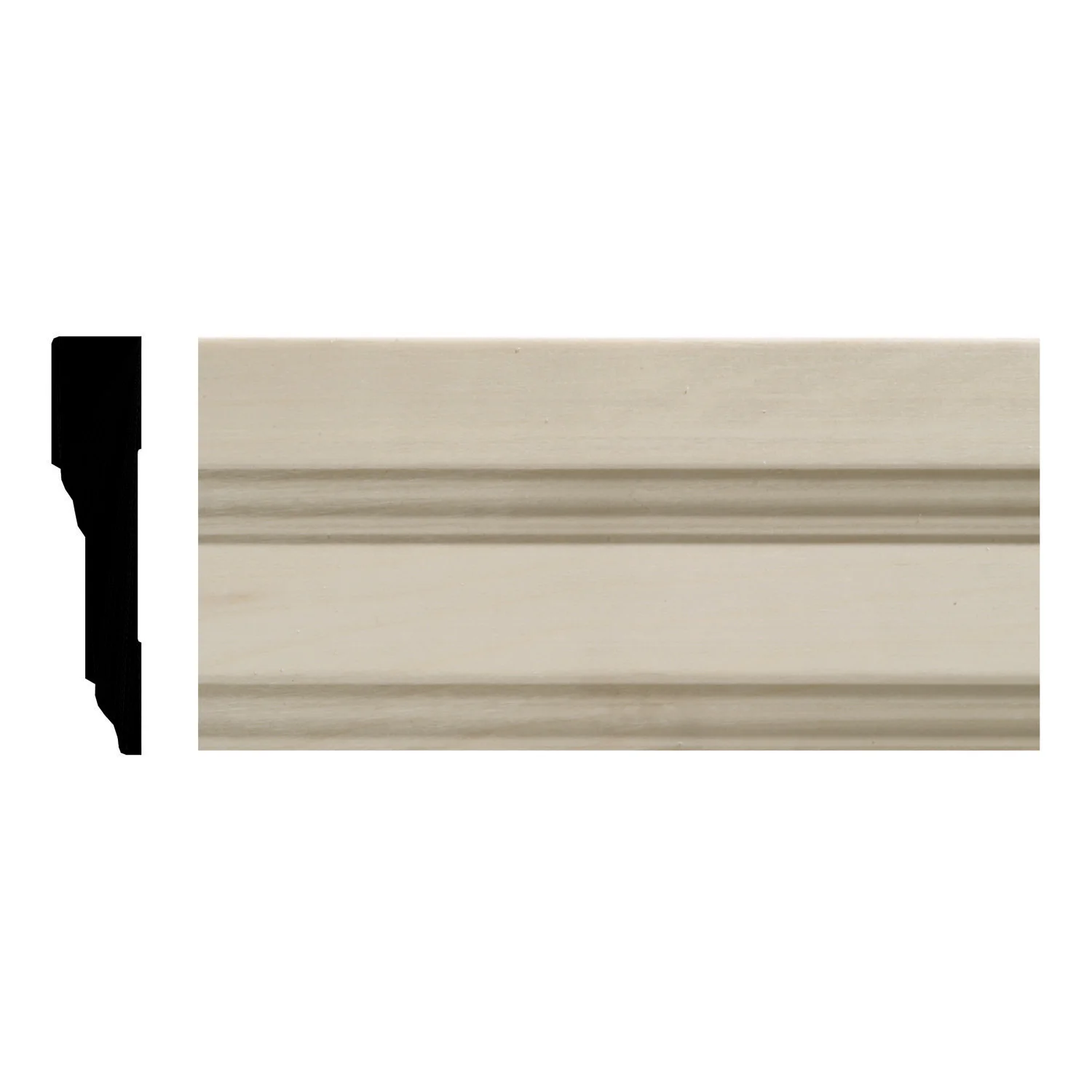 Unfinished White Hardwood Modern Tudor Casing