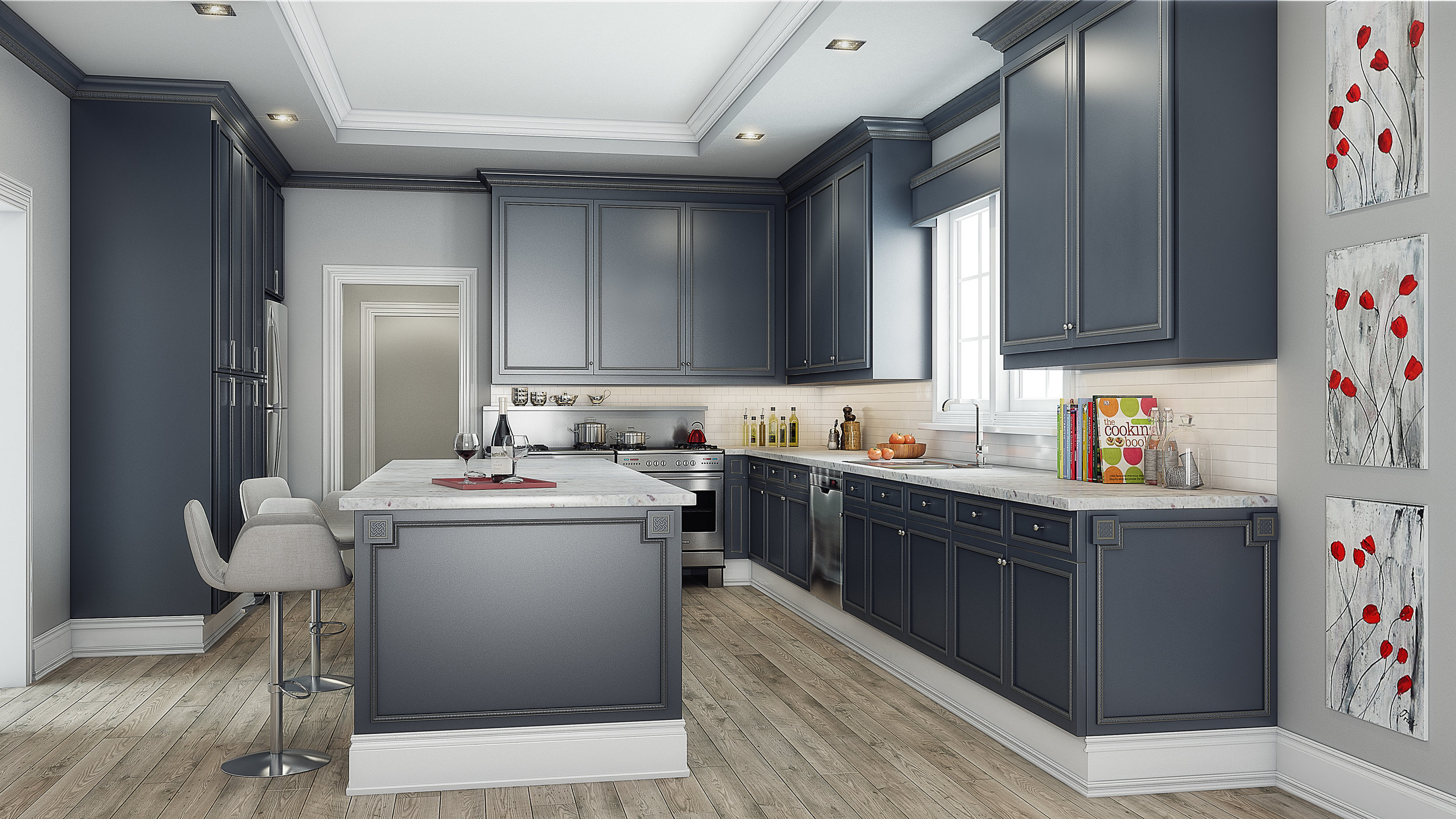 Gray Kitchen