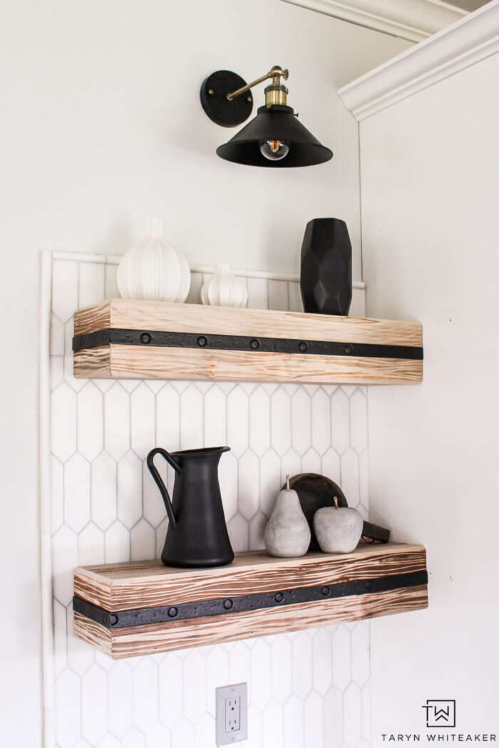 Rustic Mantel Shelf