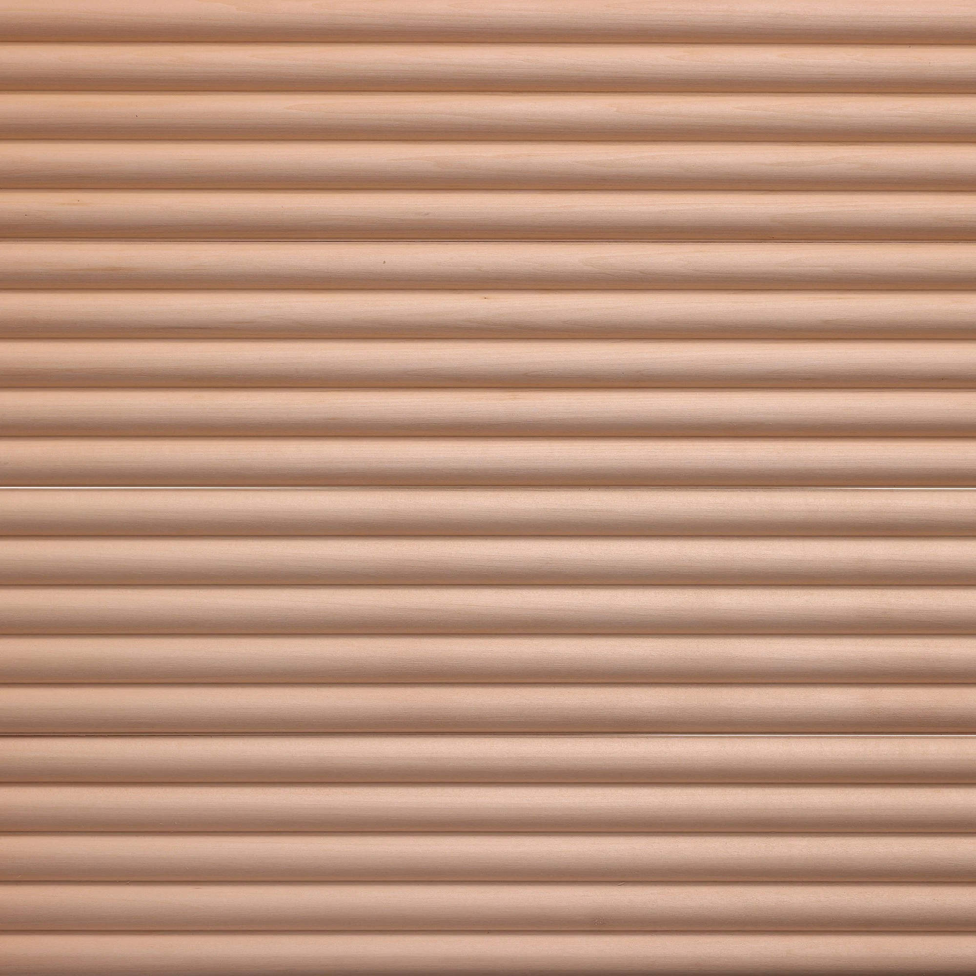 1544 Unfinished White Hardwood Wide Reeded Accent Moulding