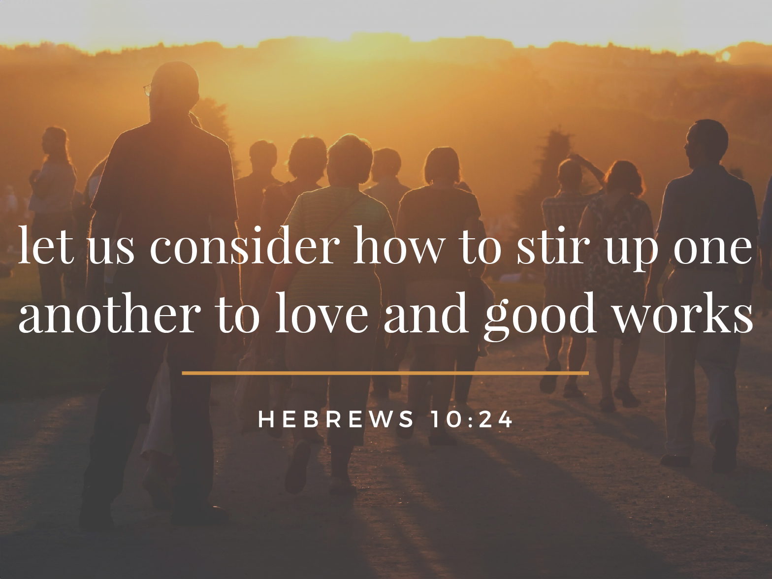 Consider One Another