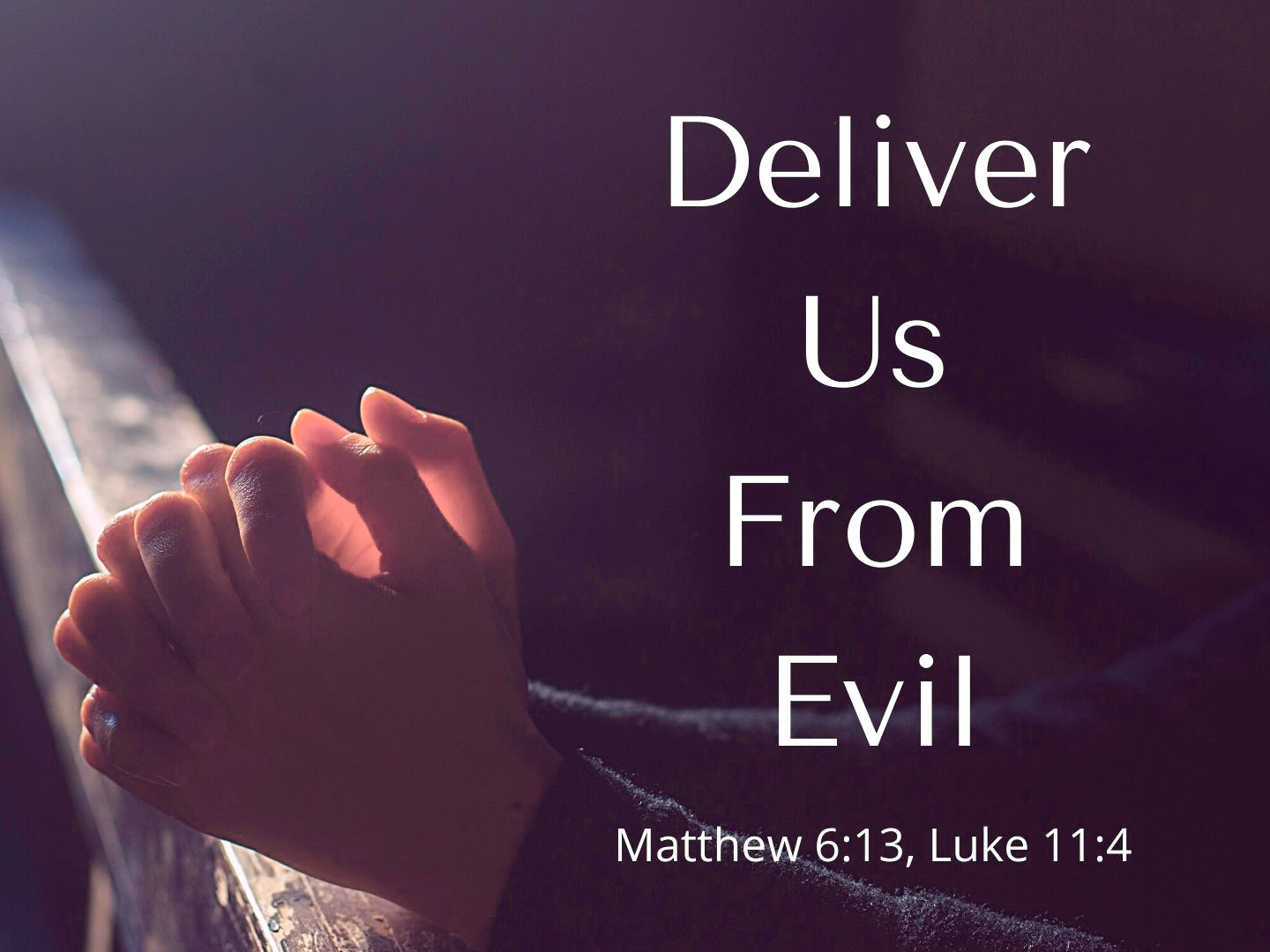 Lead Us not into Temptation