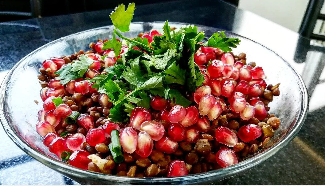 Lentil Pomegranate Salad