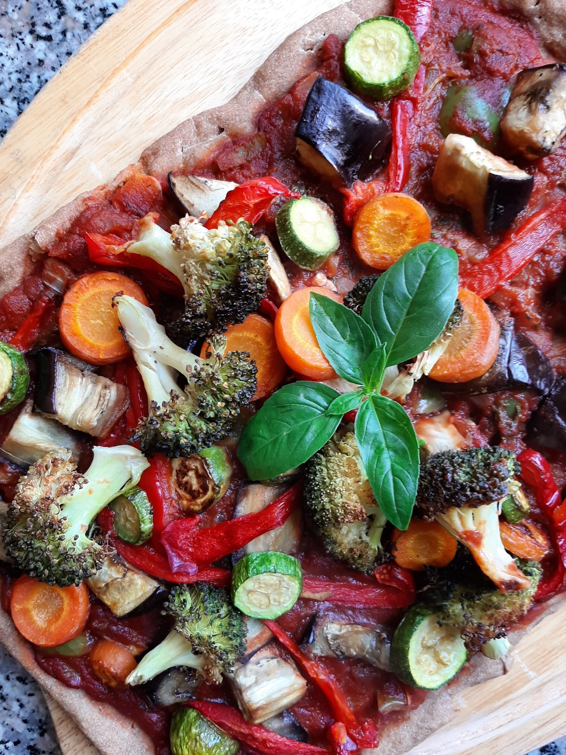 Whole Wheat Veggie Pizza