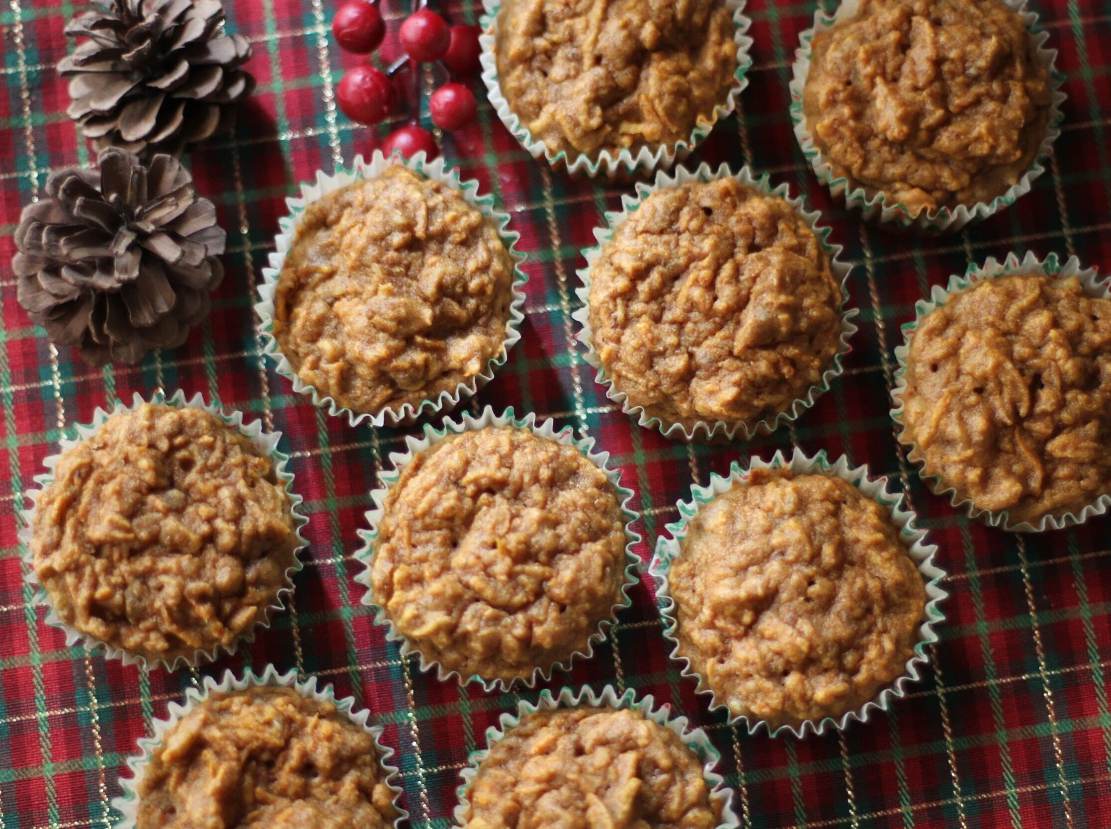 Christmas Carrot Cupcakes