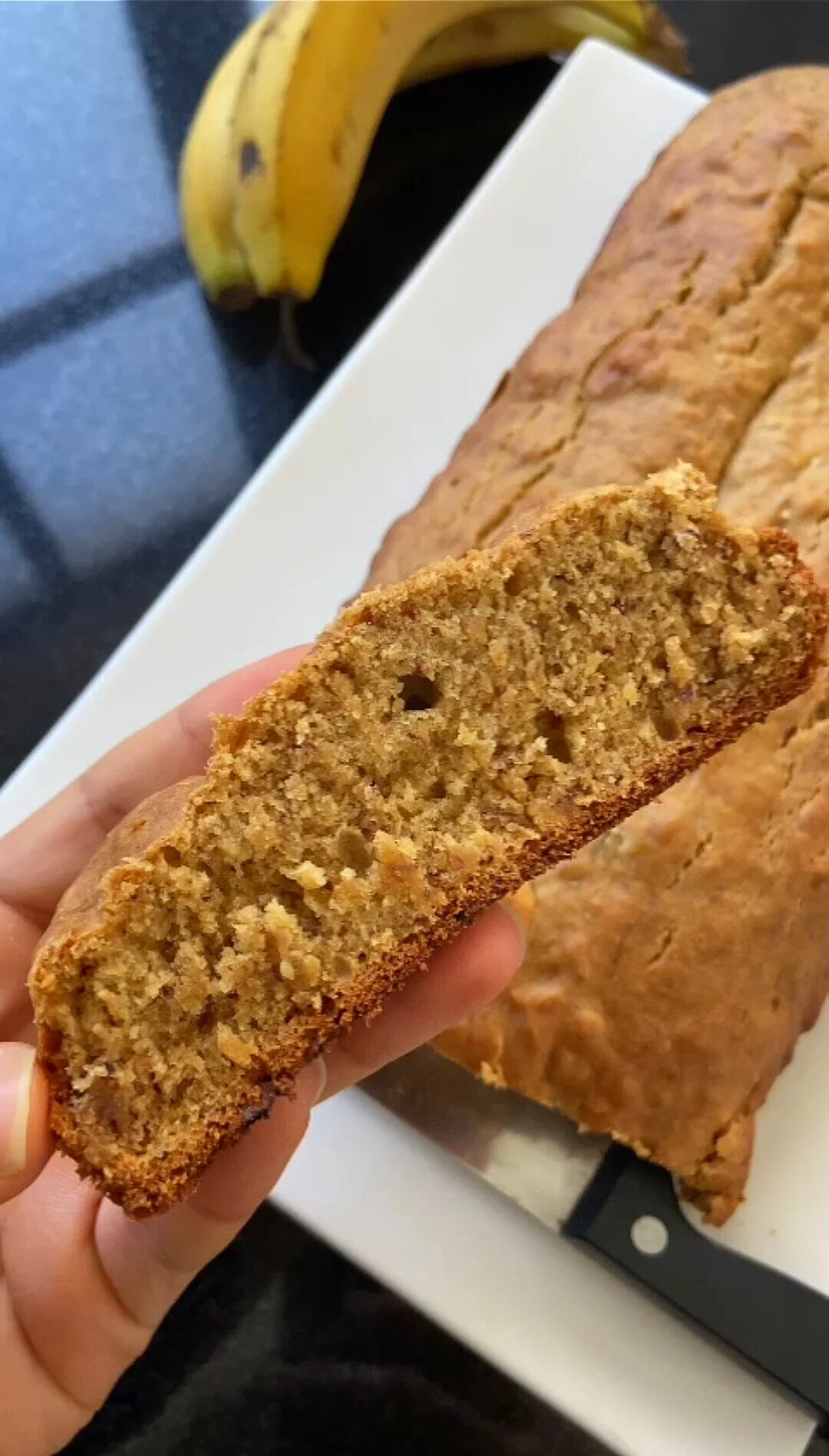 Egg Free-Low Cal Banana Loaf