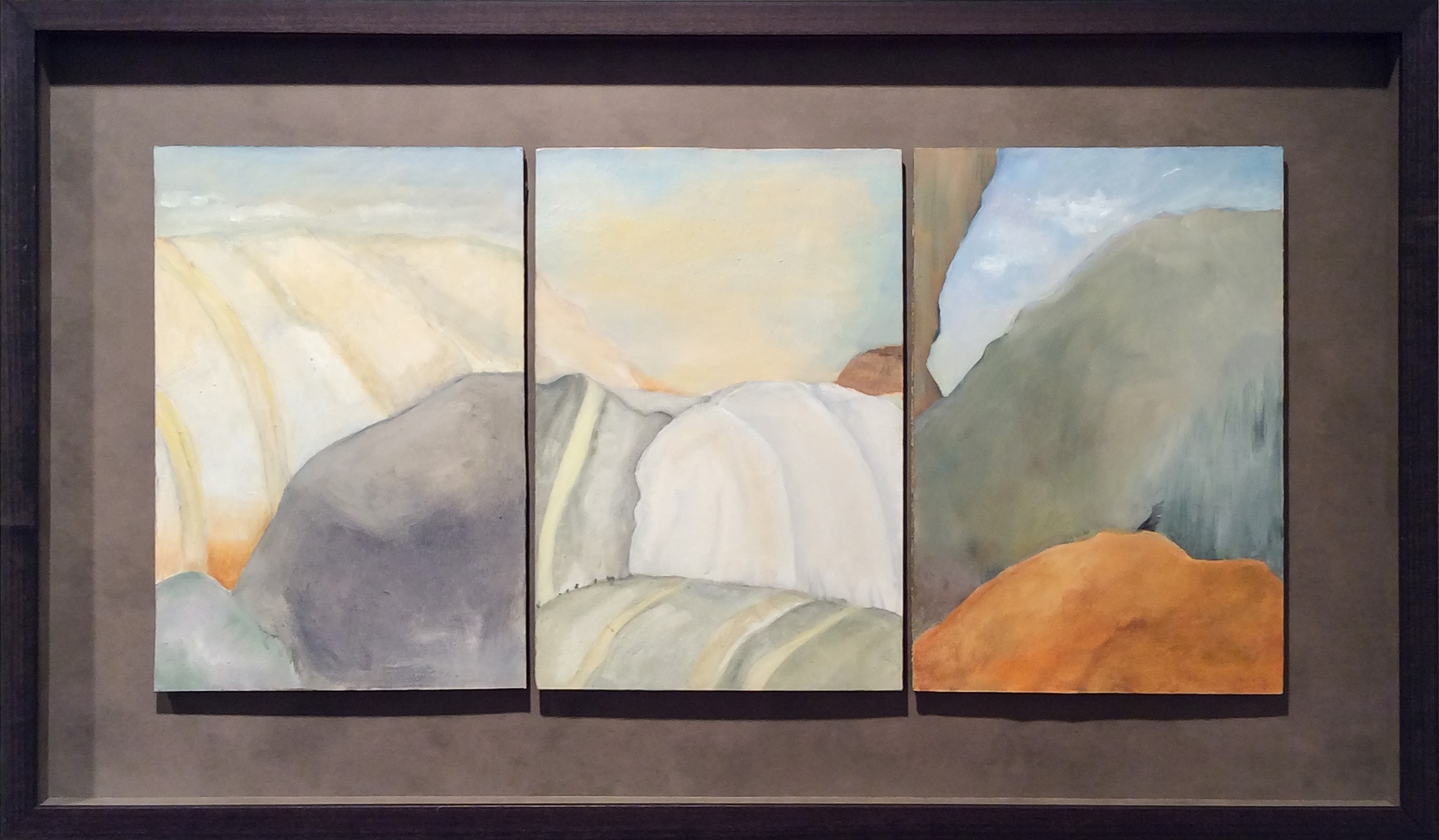   Taking the Long View  (right panels of multi-panel triptych) 