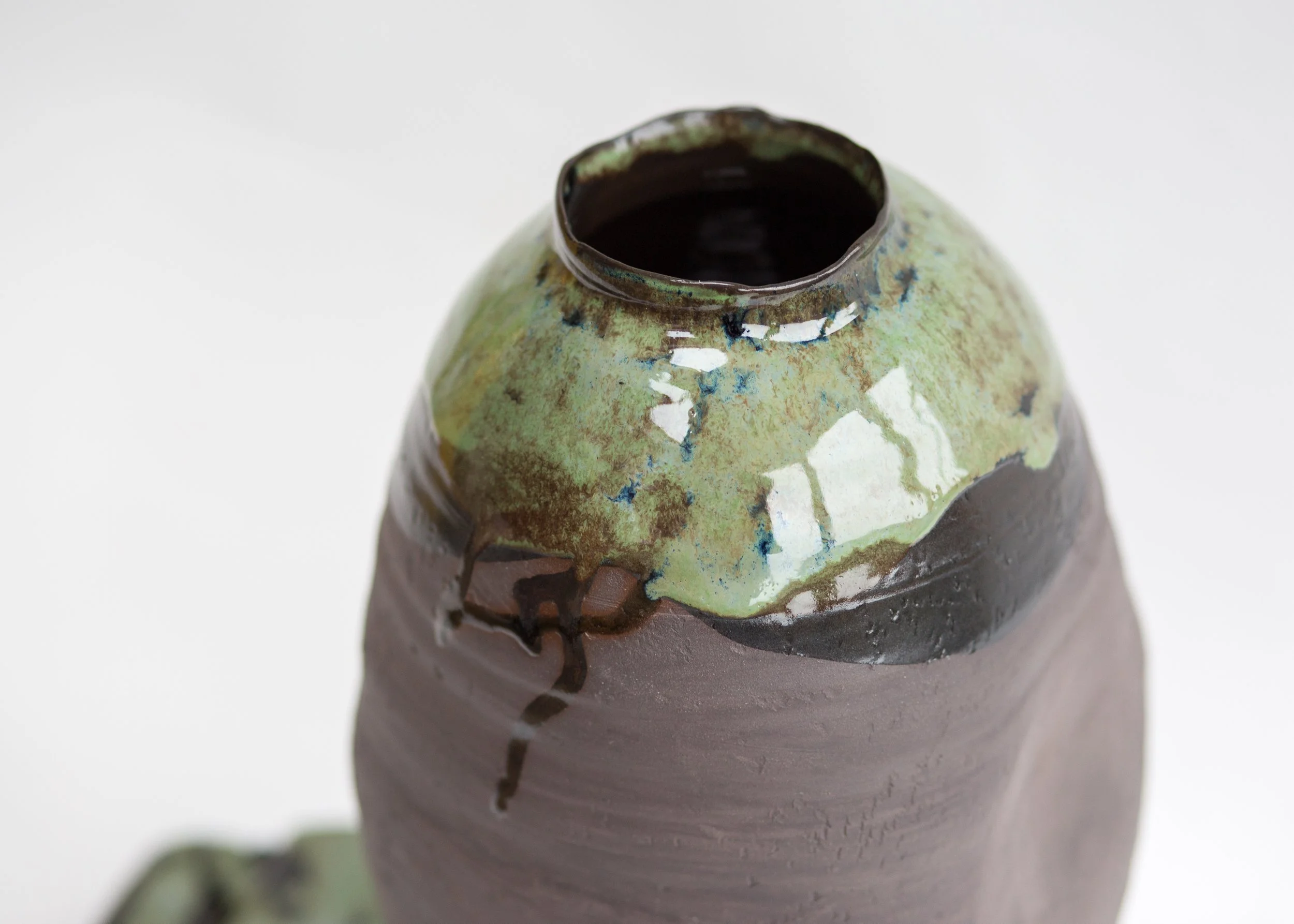 7.Kirsty Adams Ceramics Cullernose moon jar and rock Schwartz clay marks made with pebbles 39cm x 30cm 4 copy 2.jpg
