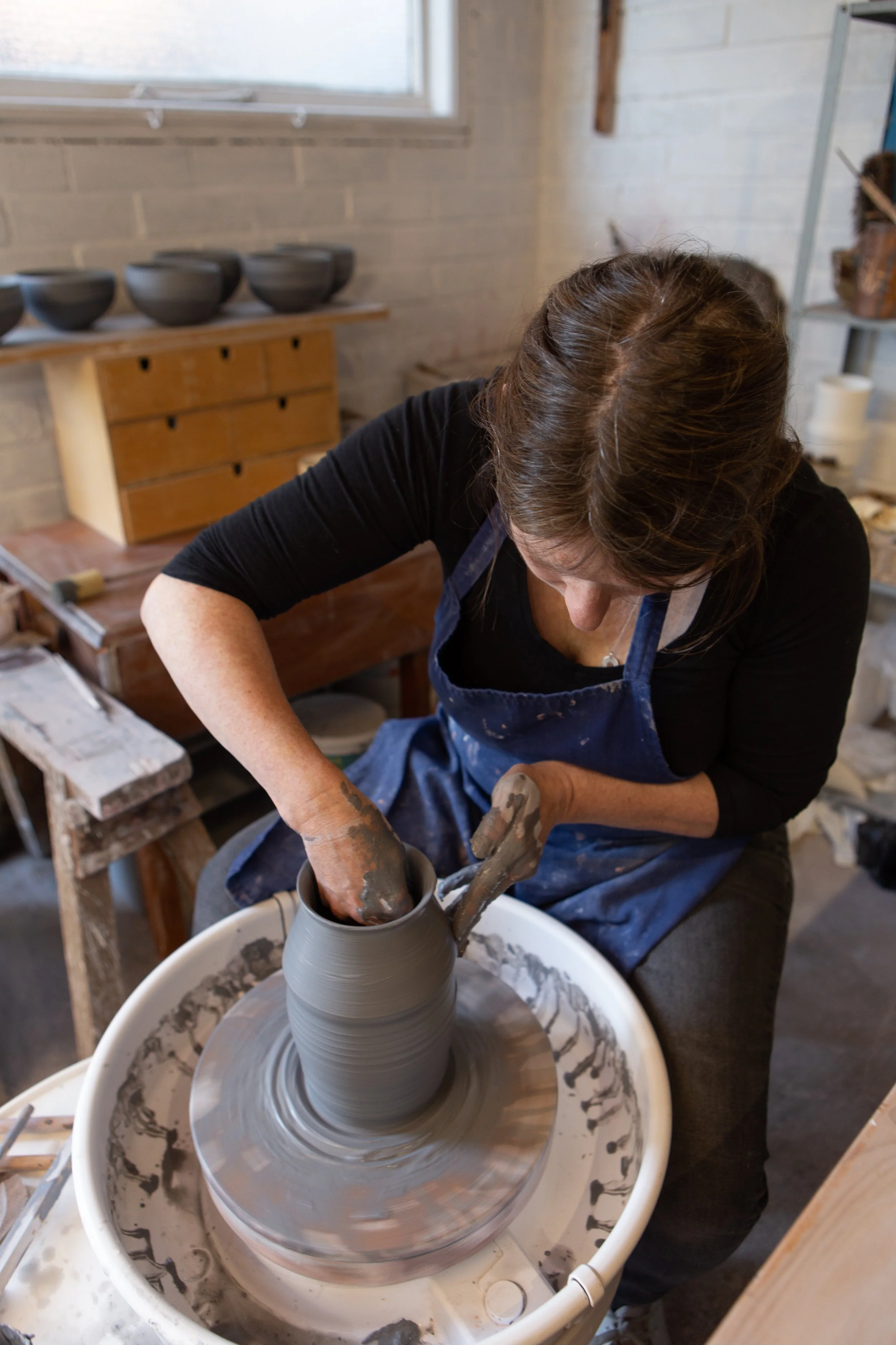 Kirsty Adams Ceramics. Working portrait. Photography Michael Lawler copy 2.jpg