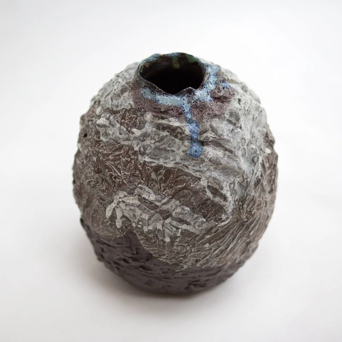 NEW textured moon jar, Cullernose collection for Affordable Art Fair